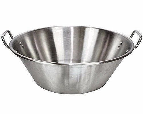 Heavy Duty 16″ Stainless Steel Widespread Cazo Caso Para Fry Carnitas