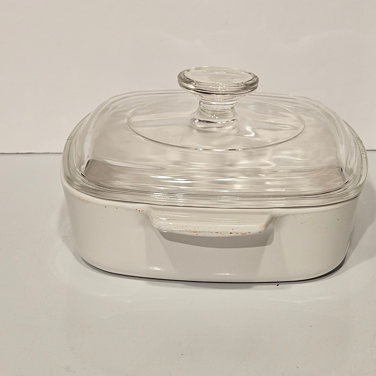 Corning Ware Wildflower Casserole Dish 1.5L White Floral A-1 1/2-B with Lid
