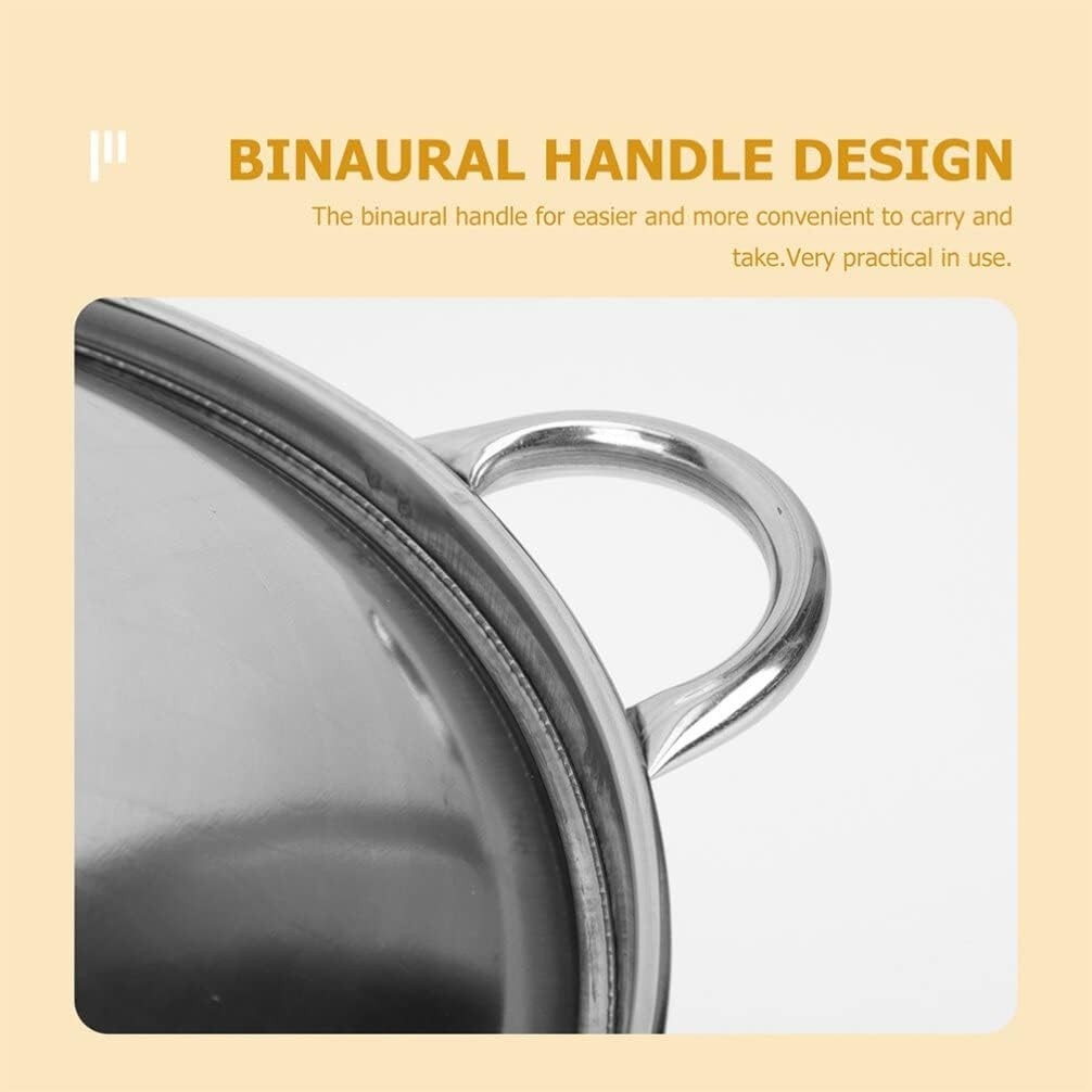 Versatile 8.66 Inch Cooking Pot – Stainless Steel, Heat Resistant & Lid Included