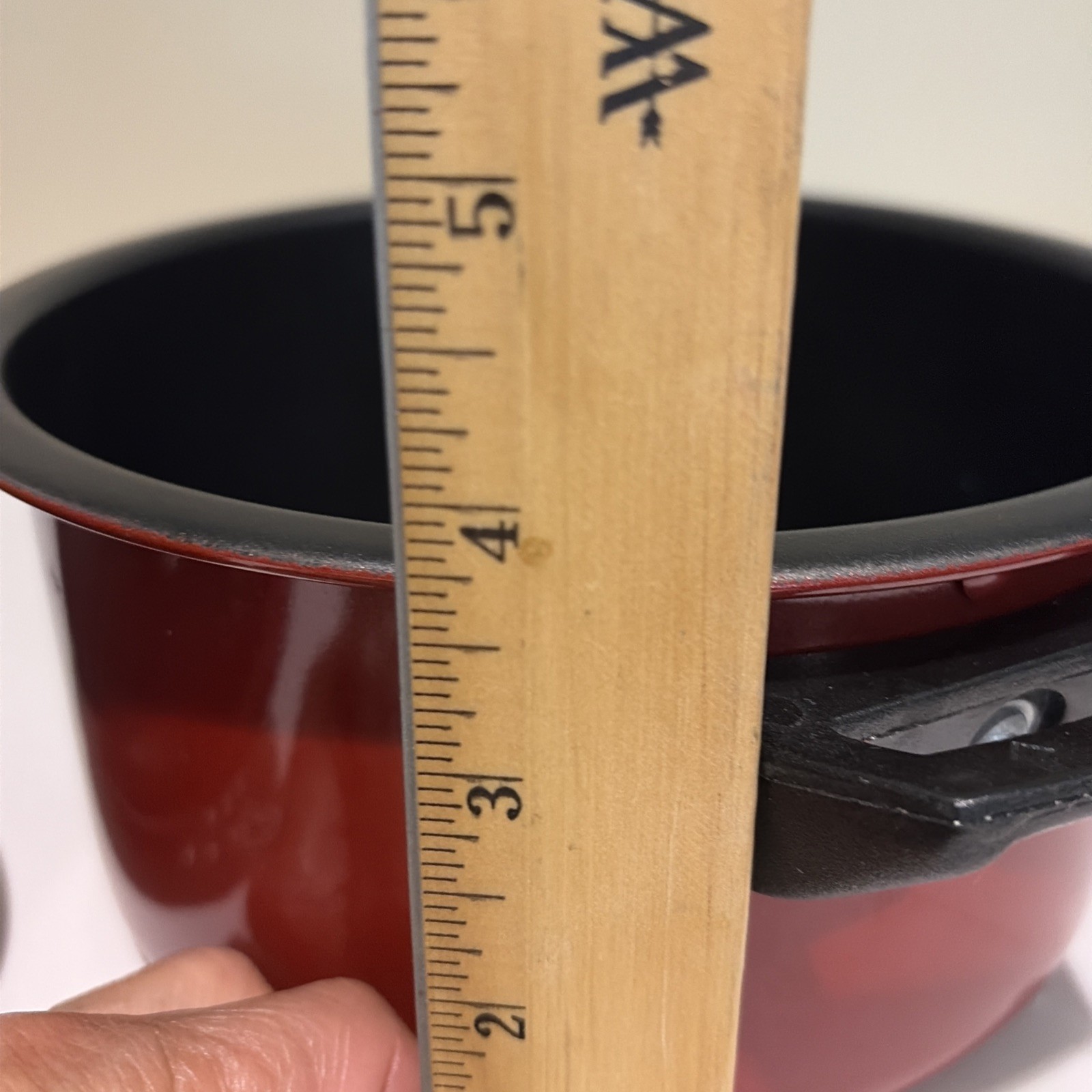 2 Quart Nonstick Metal Steamer Pot Pan W/Locking Vented Lid Strainer Red Black