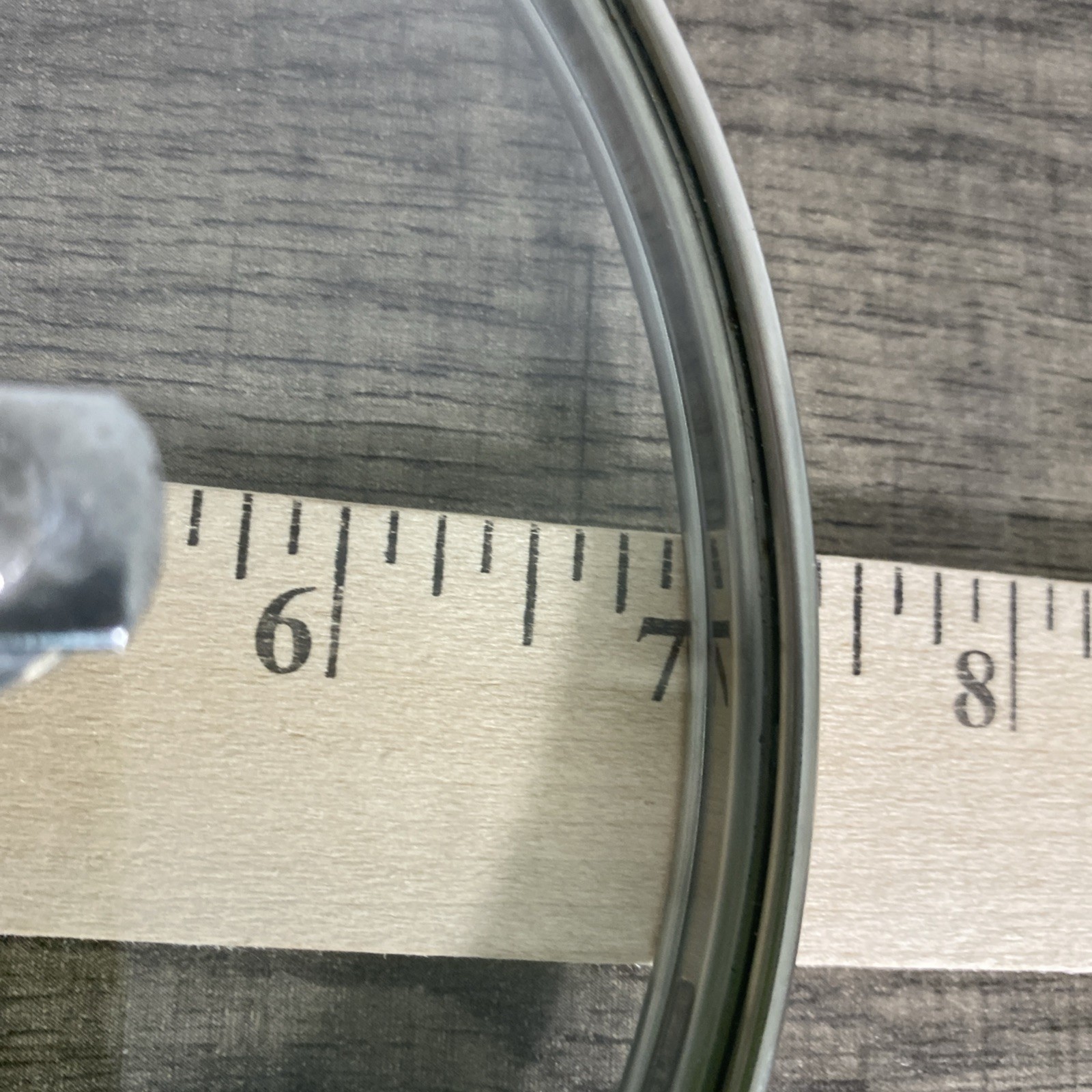 Gotham Steel Replacement Vented Glass Lid Stainless Steel Rim 7” Inner