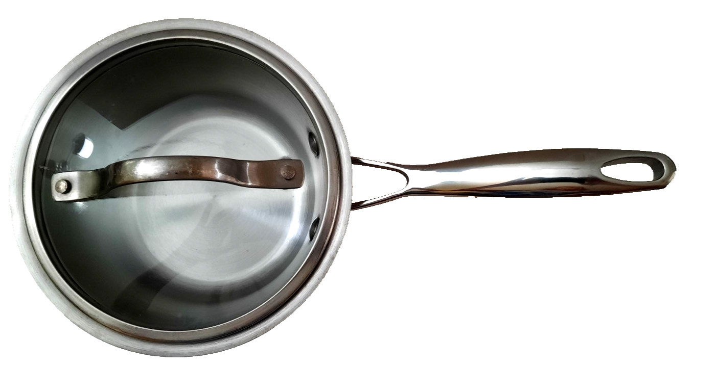 Kirkland Signature Professional NSF Stainless Copper Core 1.7 Qt Saucepan & Lid