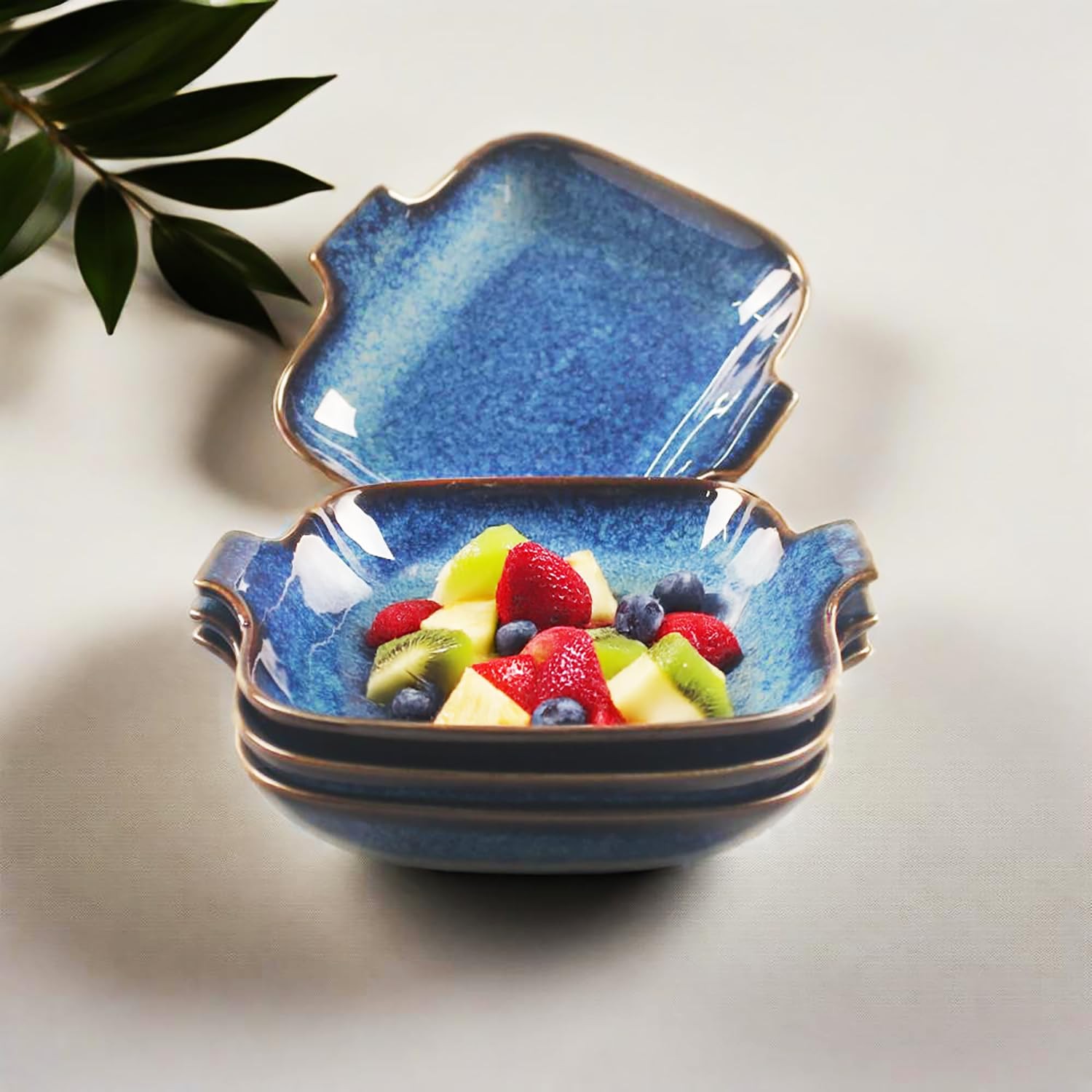 Liuywyhcf Ceramics Au Gratin Baking Dishes Set Of 4 Baking Tray Bake Ware 10.2