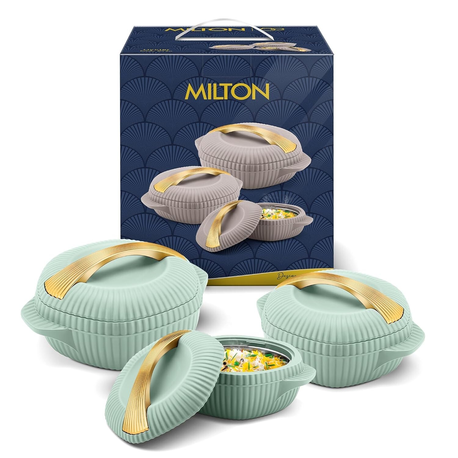 MILTON Casserole Oyster Regular Gift Set 3 Pcs Set Hotpot