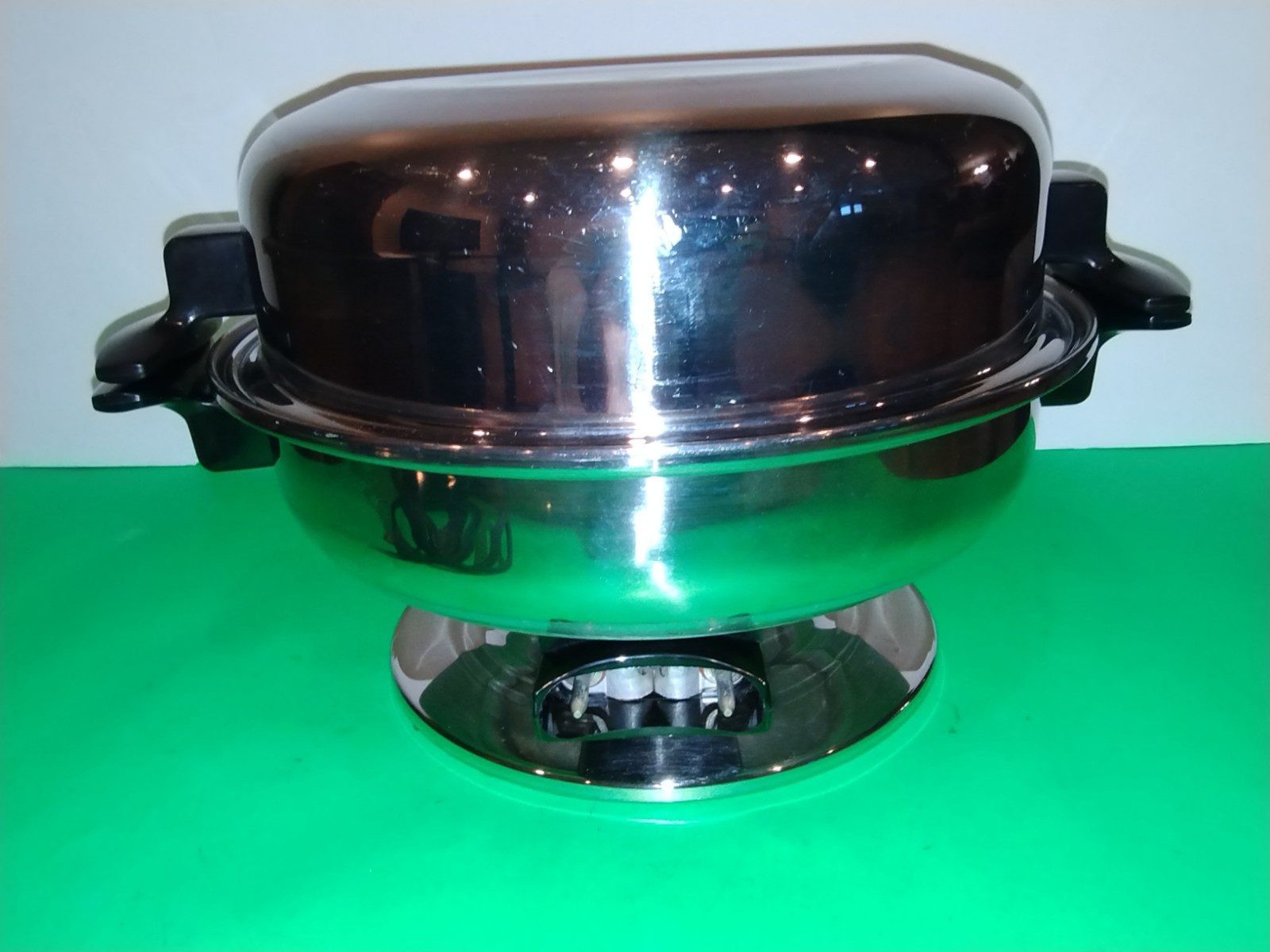 Chef’s Ware 11″ Electric Skillet w/ Dome Lid, Tested, VGUC, Model 100, USA Made