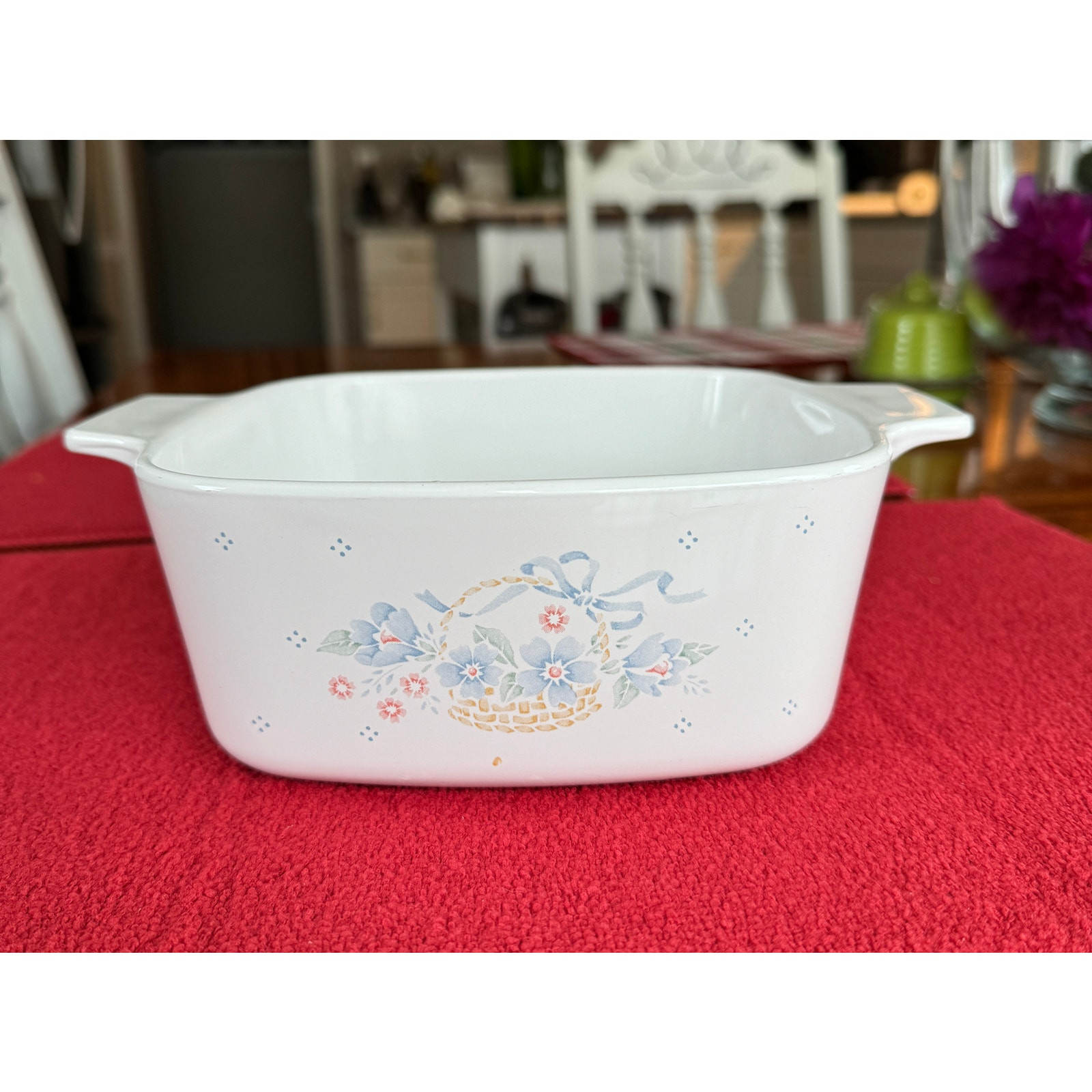 Vintage Country Flowers Casserole, Corning Ware A-1-1/2-B, 1.5 Liter