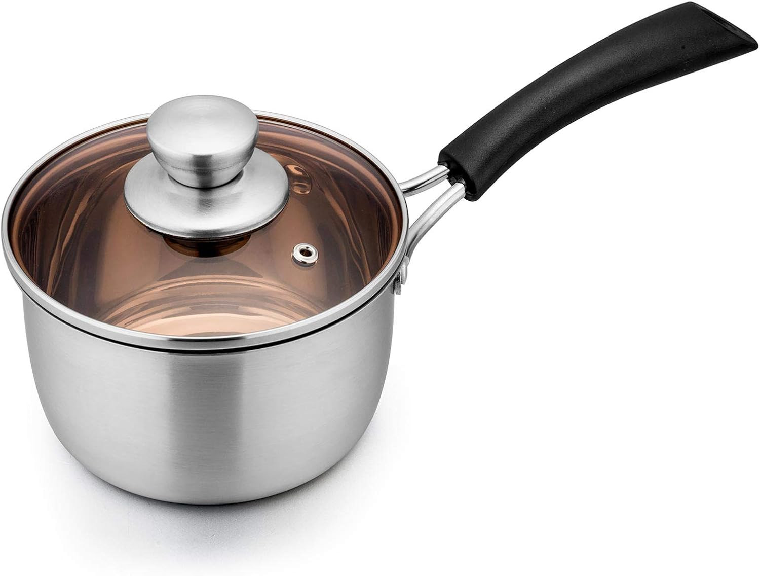 1 Quart Saucepan Stainless Steel Saucepan with Lid Small Sauce Pot Milk Pan