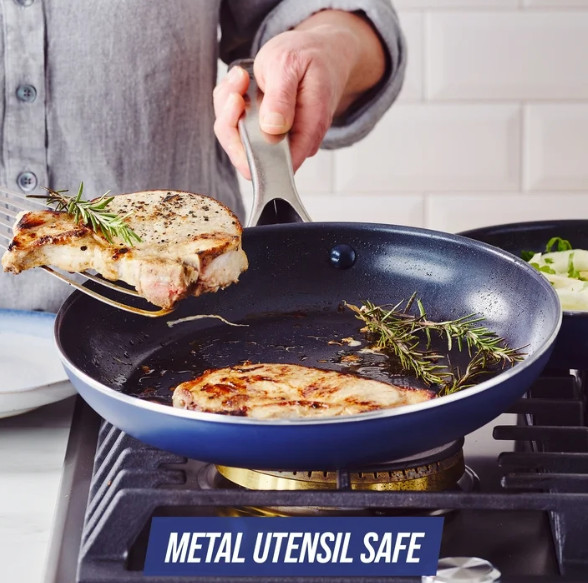 Blue Diamond Ceramic Nonstick Fry Pan/Skillet, 8/10 Inch Frypan