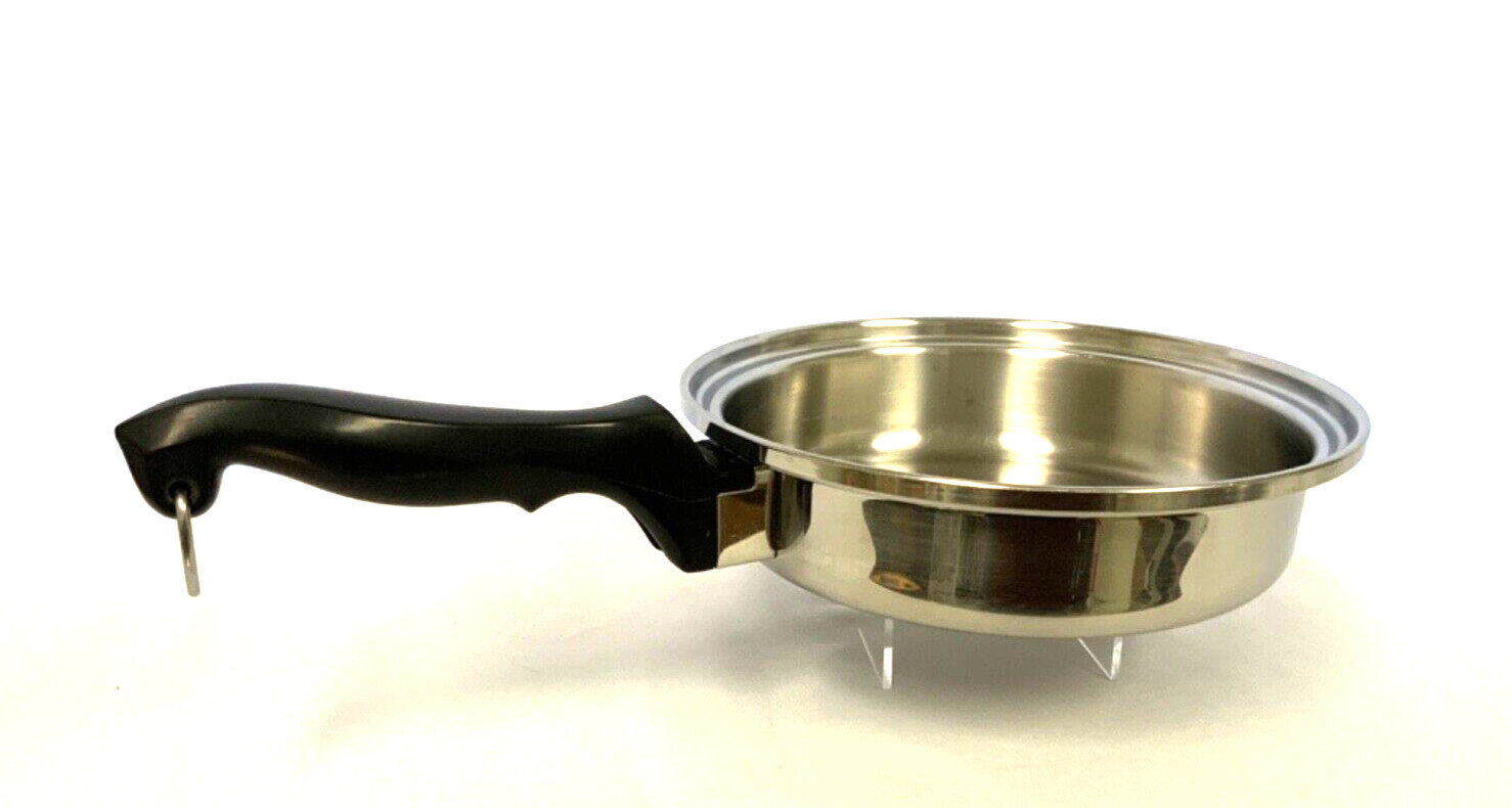 VTG Chef Ware Townecraft Tri ply 8 1/2 in Skillet Pot Pan 18/8 Stainless Steel