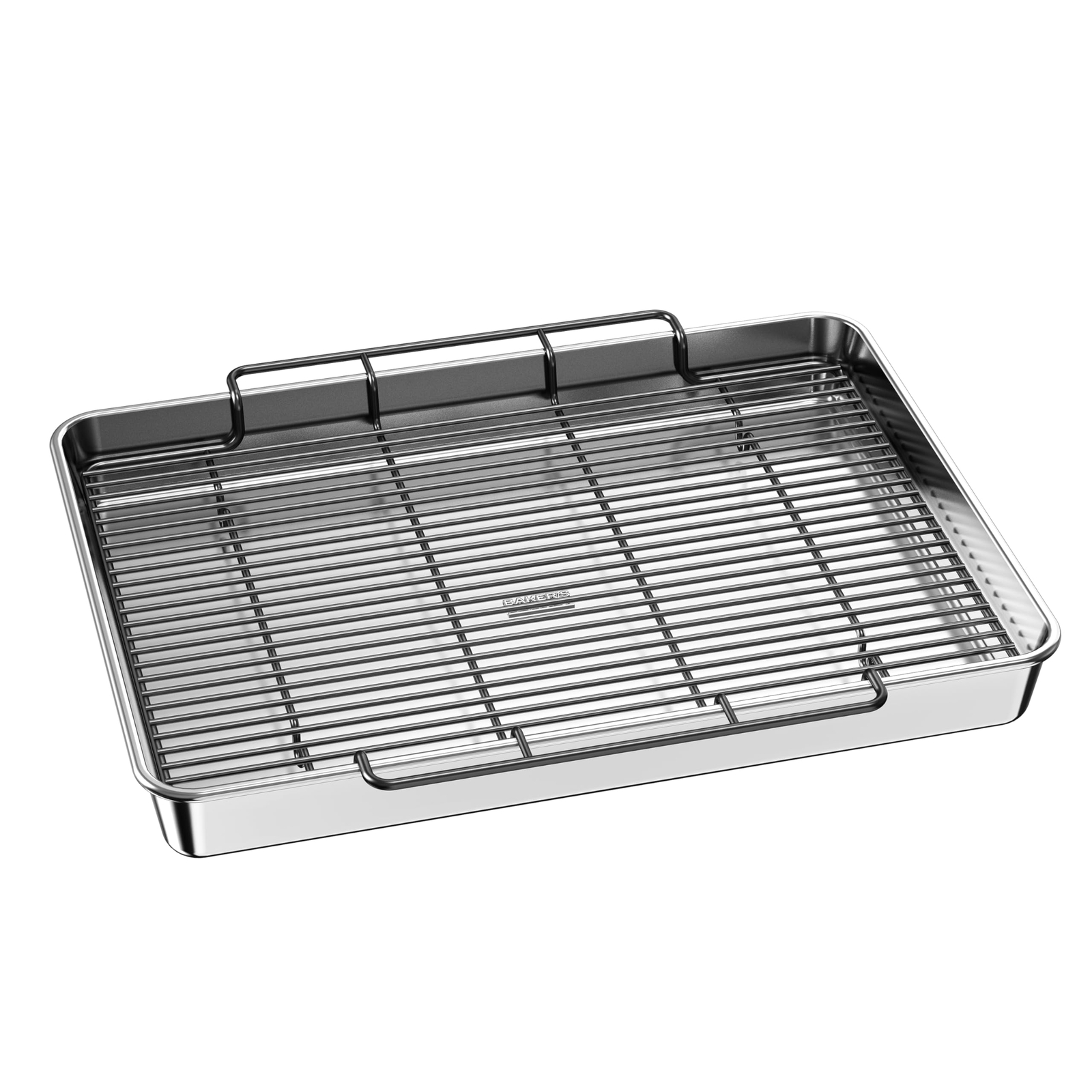Non-Toxic Large Roasting Pan 18″ with Rack, Roaster 100% Recycled Aluminum, Turk