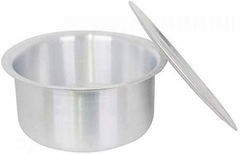 Aluminium Patila Tope Topia Bhagona Pot Ganj Capacity 3 Liter with Lid