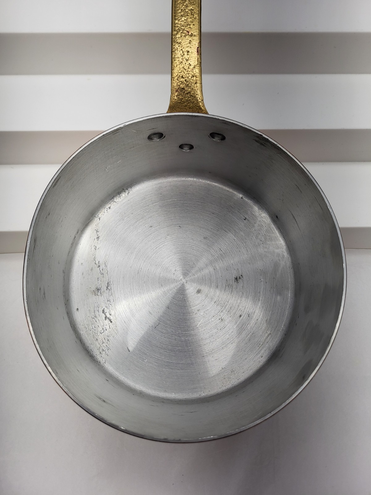 La Belle Cuisine Centuria International Copper Pot with Brass Handle – 1.5 Quart