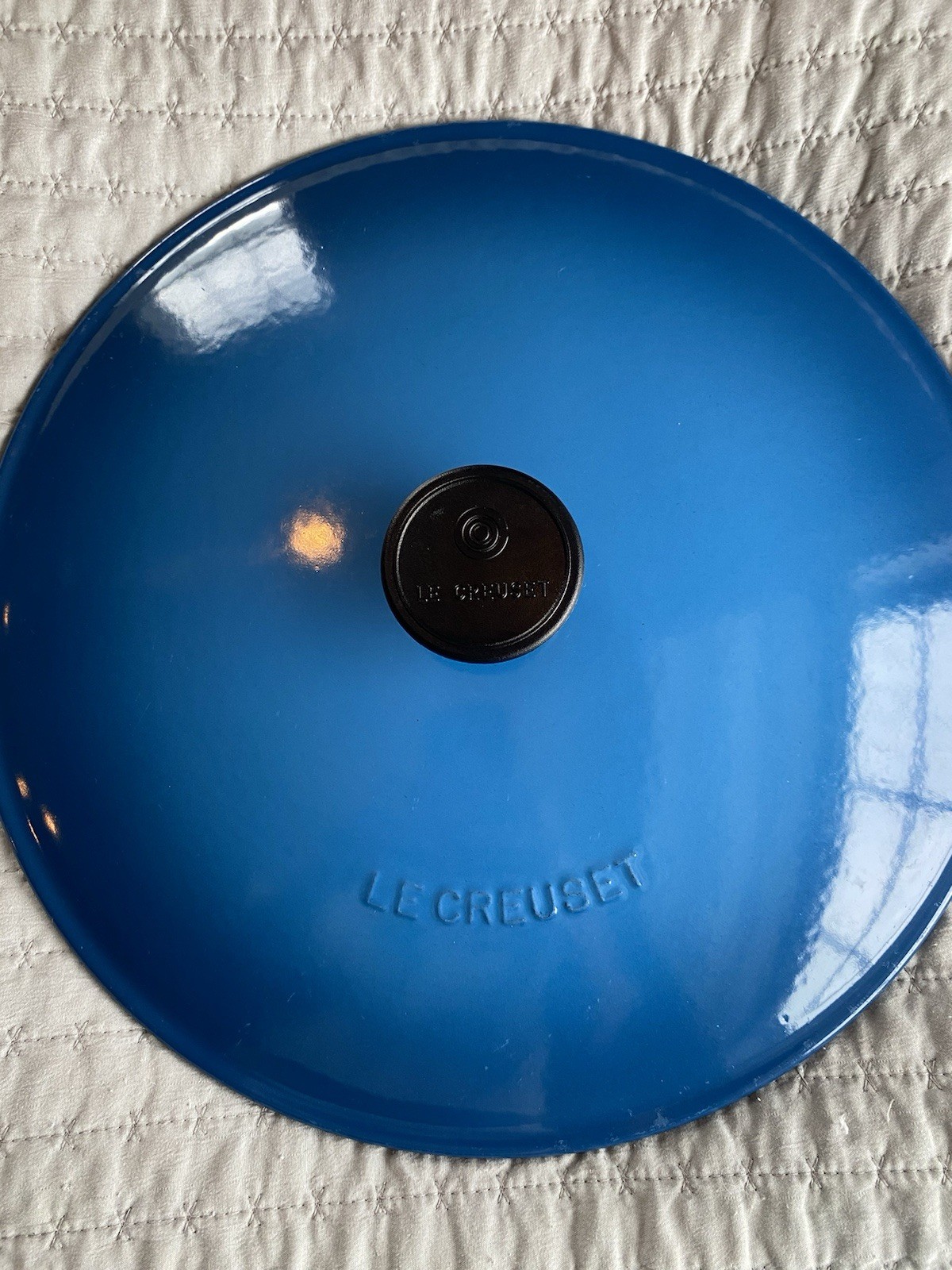 Le Creuset #32 7.25 Quart Marmite Bouillabaisse Soup Pot in Marseille Blue