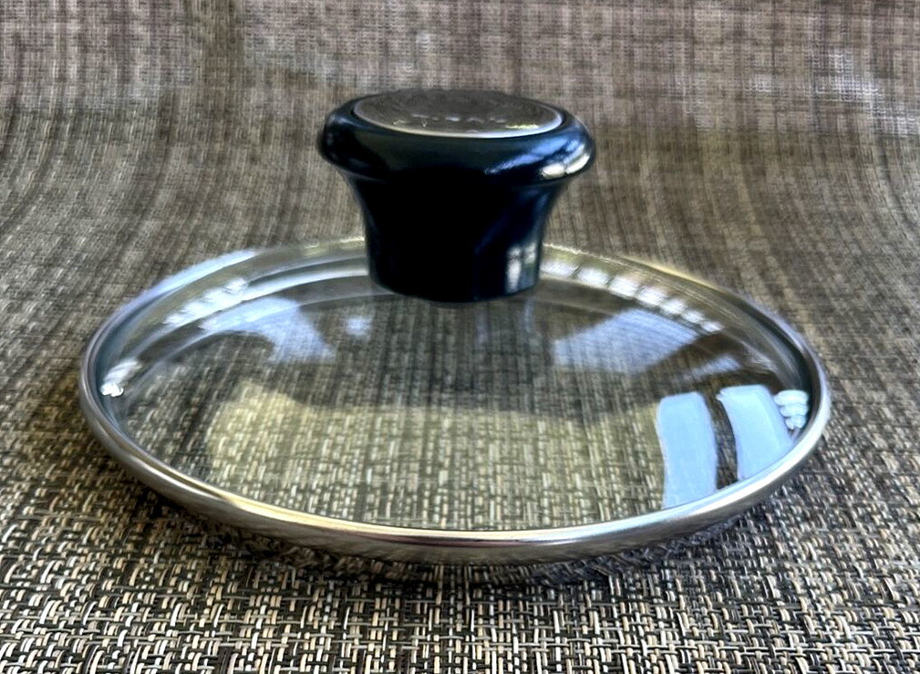 Replacement T-FAL Glass Lid for Sauce Pan, Fits 5 1/2″ – 5 3/4″ Opening #L41