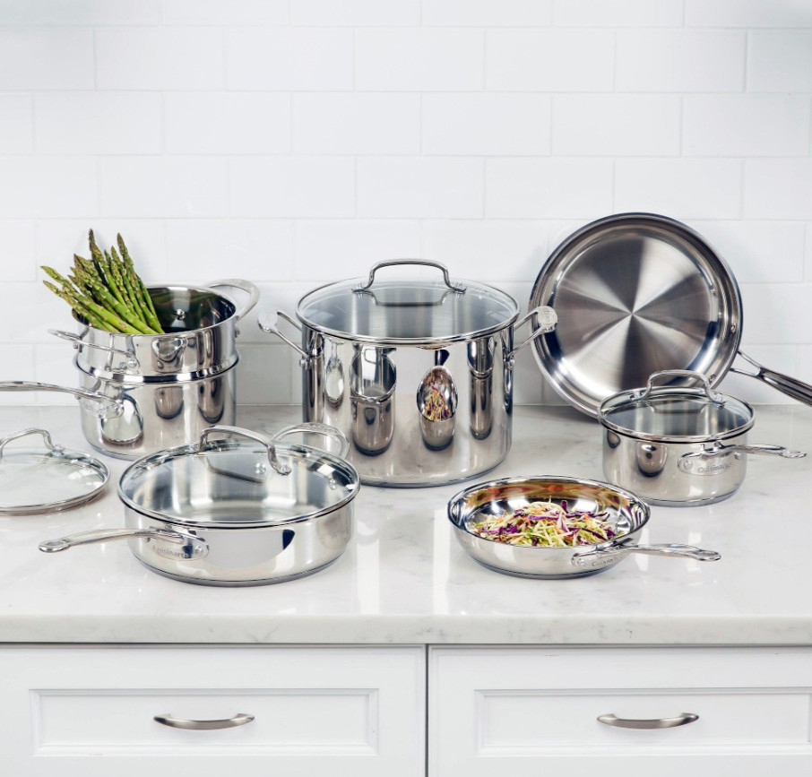 Cuisinart Chef’s Classic Stainless Steel 11-Piece Cookware Set