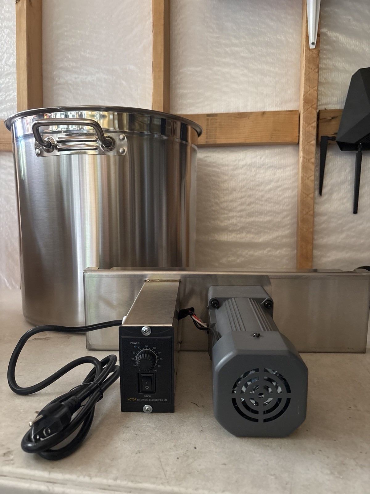 40L Automatic Food Mixer Sauce Stirrer Frying Machine Electric Mixer With Lid