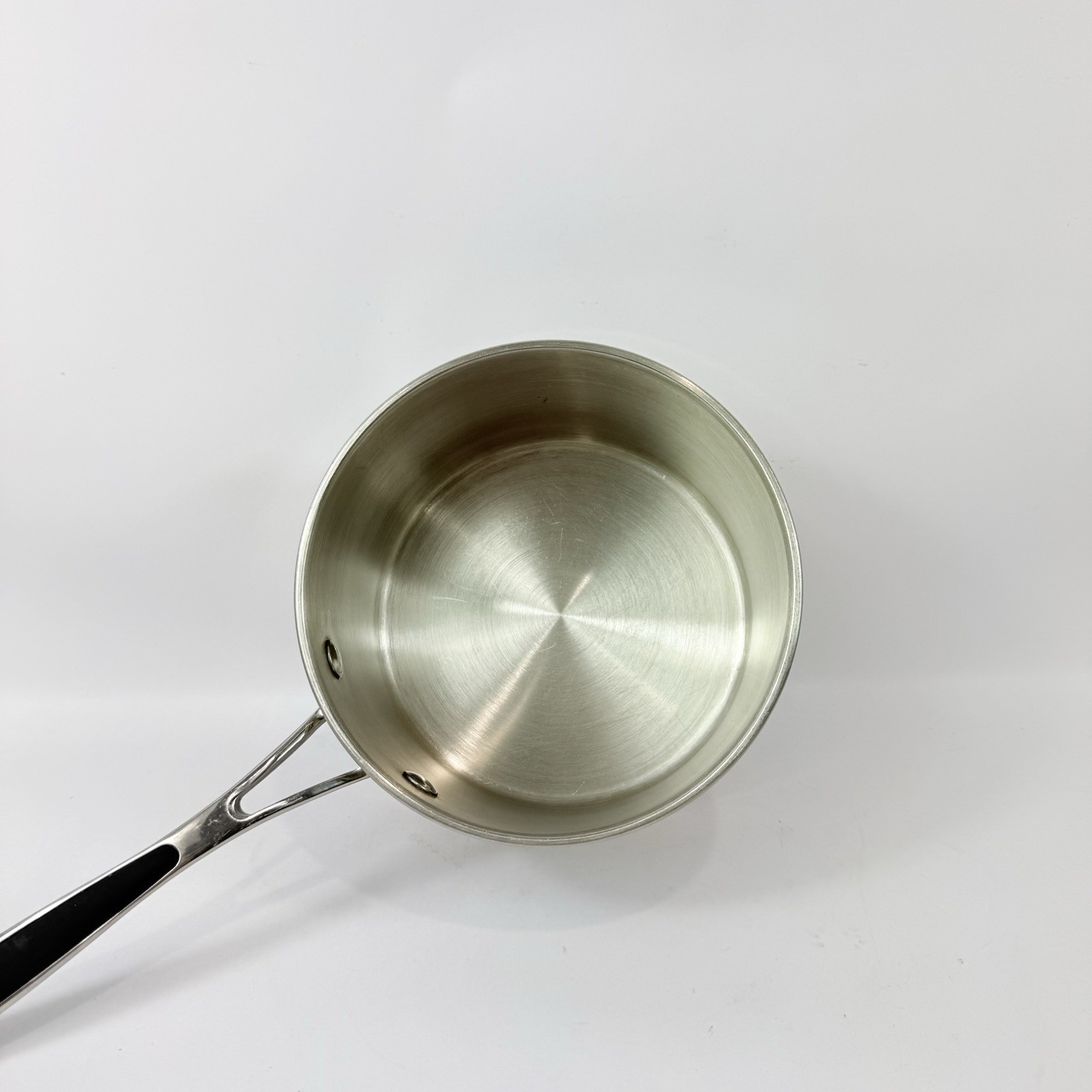 RK Real Kitchen Copper Bottom Large Stock Pot 7 x 4.5 Inches Stainless NO LID EX