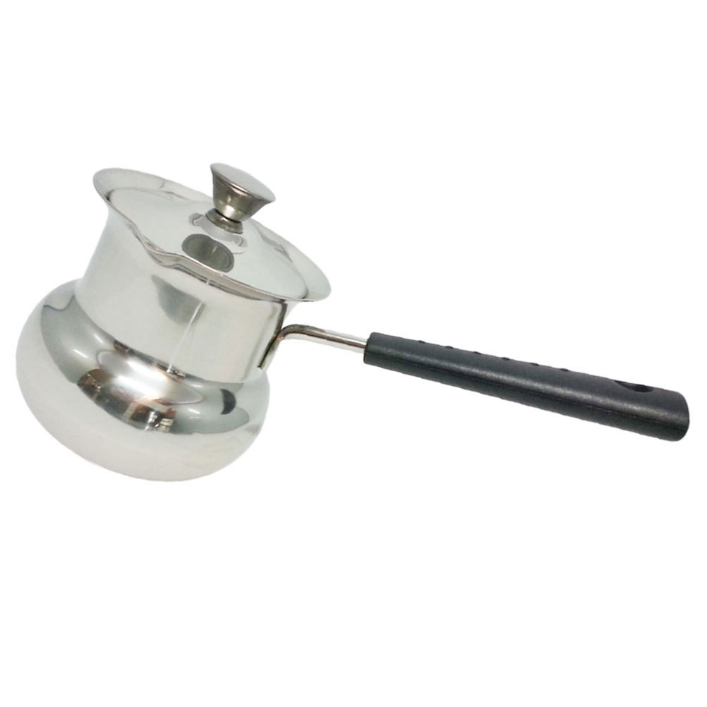 Stovetop Milk Warmer Boiling Pot Cooking Stainless Steel Coffee for
