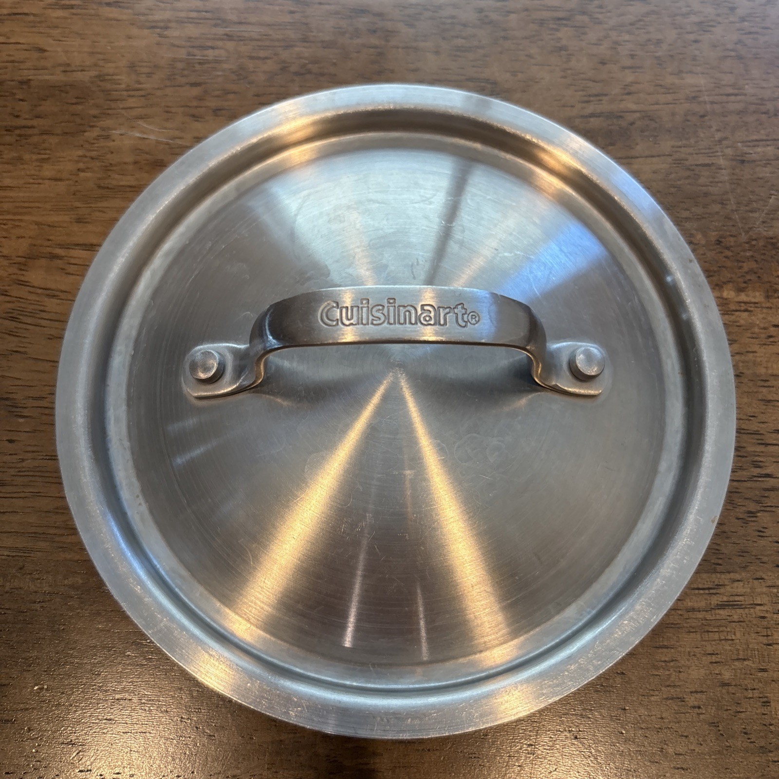 Cuisinart Replacement Lid Stainless Steel 6″ Inner Rim Cookware Pot Pan Cover