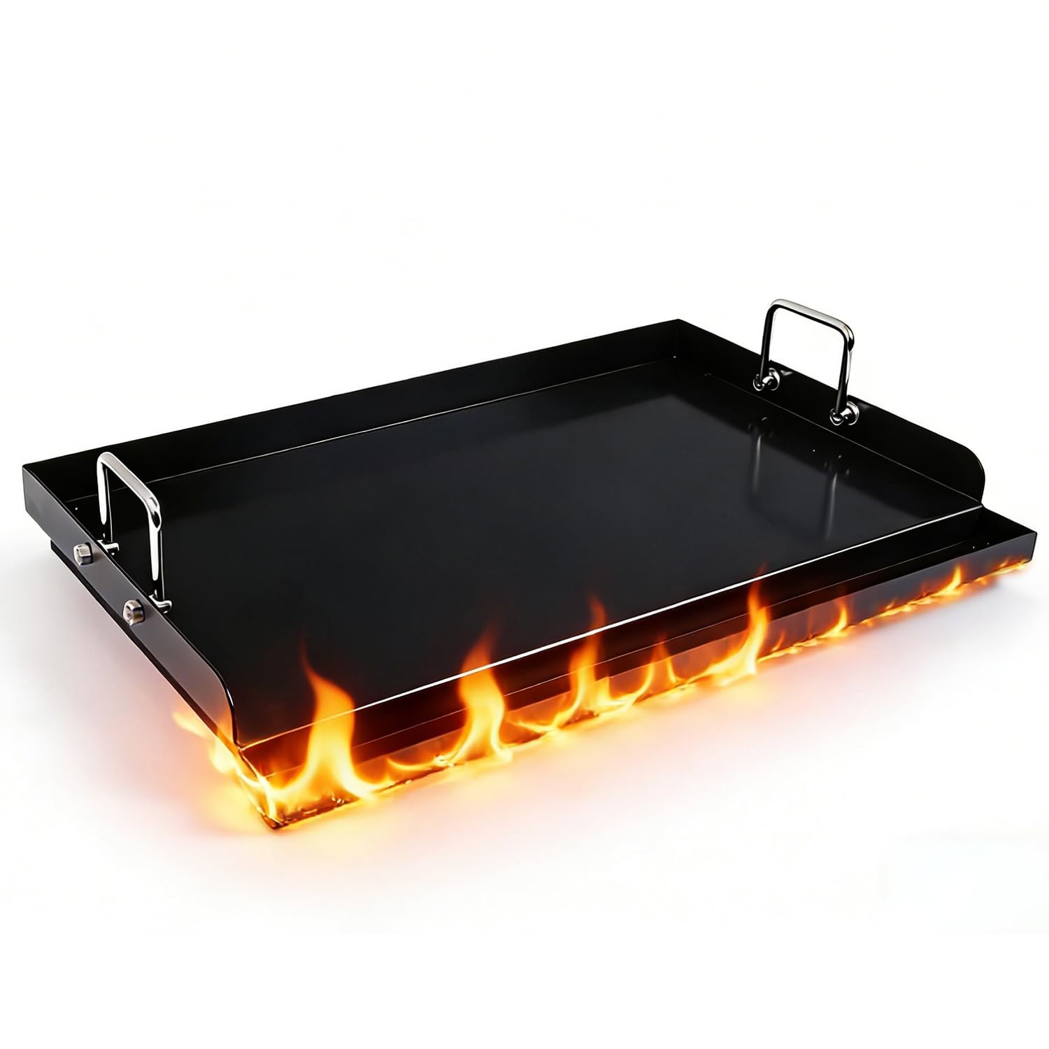 25×16 Ceramic Coated Flat Top Griddle for Gas Stove & BBQ Grill Cooking Griddle