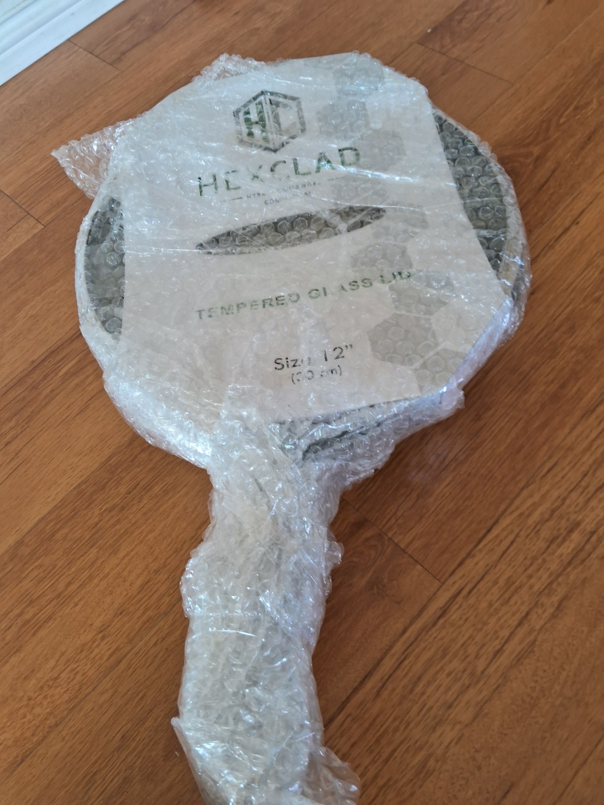 HEXCLAD 12-Inch Frying Pan w/LID-BAG-FREE PUSH WHISK No Box BRAND NEW