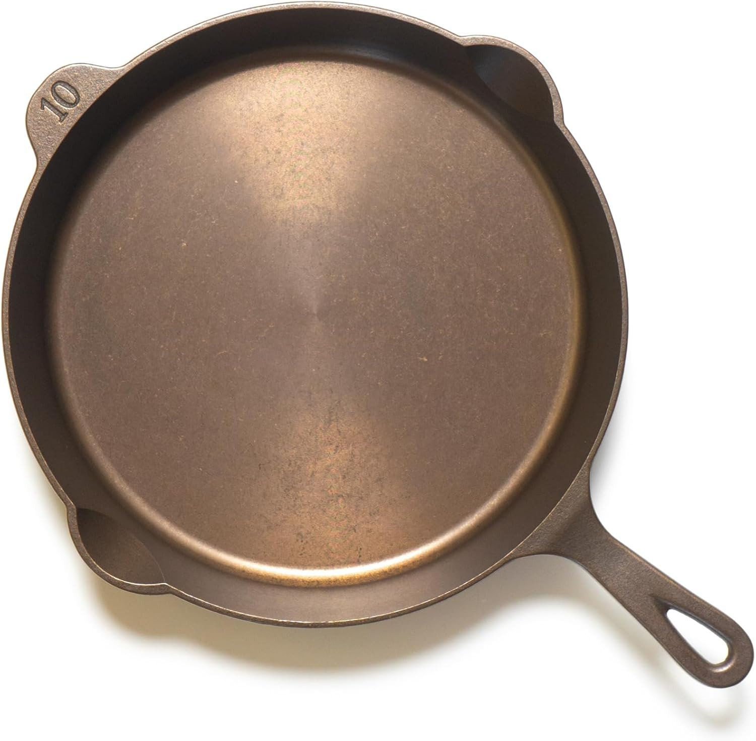 No. 10 Skillet – 11-5/8-Inch Pre-Seasoned Heirloom Pan – Made in USA
