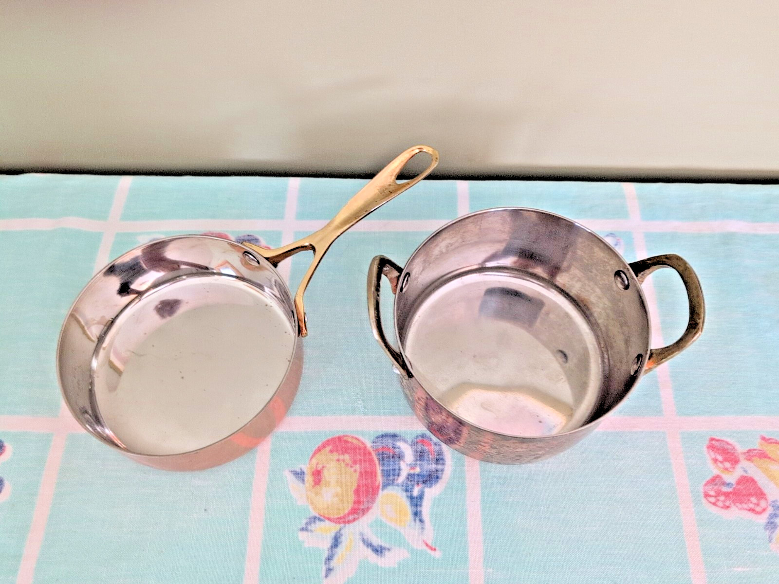2 Crofton Mini Sauce & Fry Pan Copper Farmhouse Kitschen