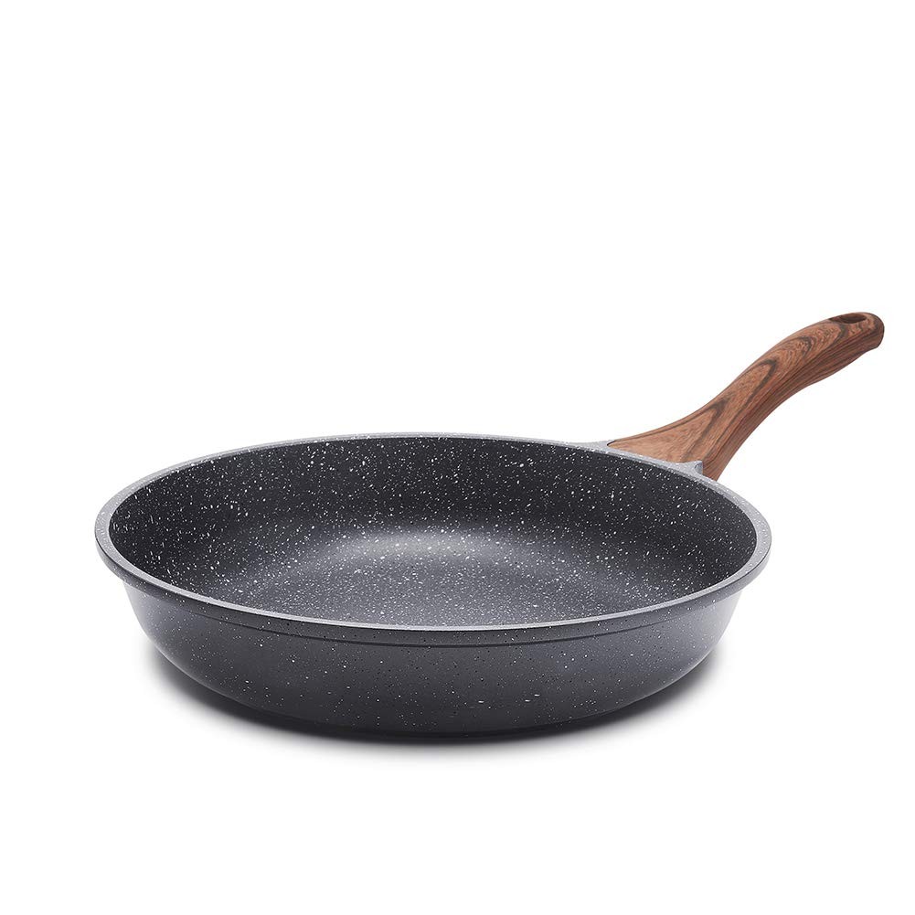 Nonstick Frying Pan Skillet, Swiss Granite Coating Omelette Pan, Healthy Ston…