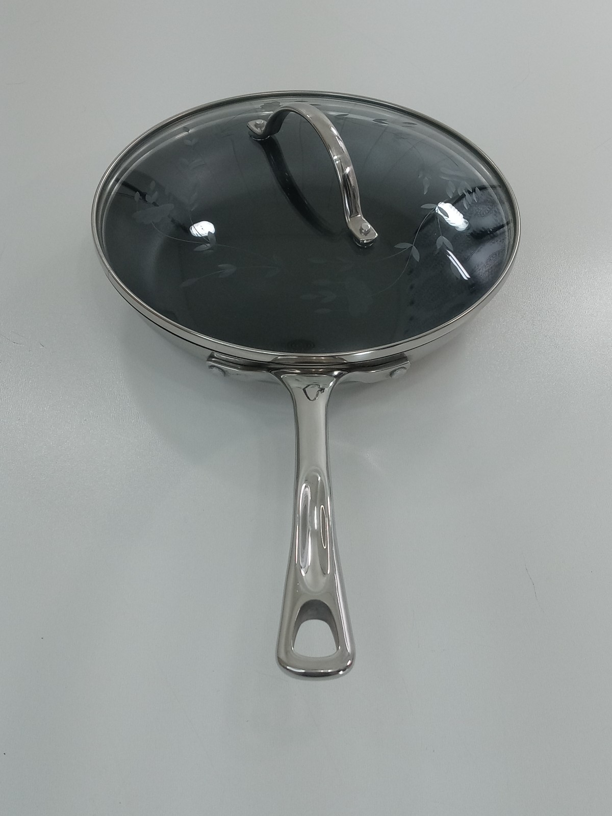 Princess House Induction Ready 10” Non Stick Skillet Excalibur With Lid