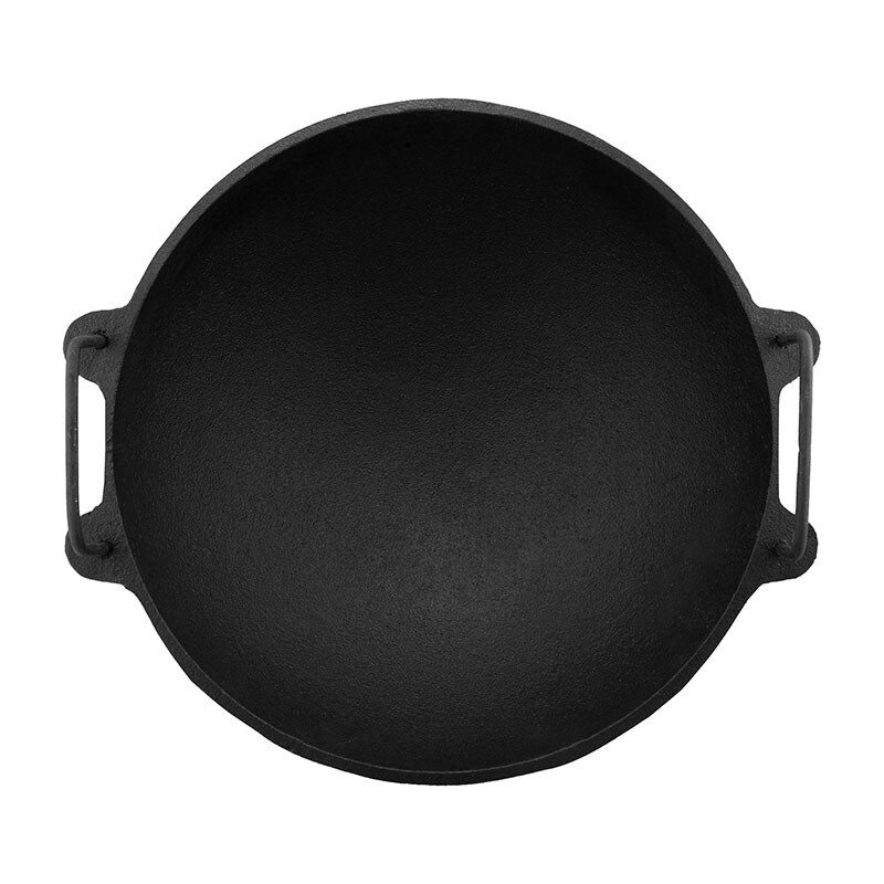 Premium Cast Iron Kadai – Pre-Seasoned – 11 Inch Dia – 2.5 litre Wok