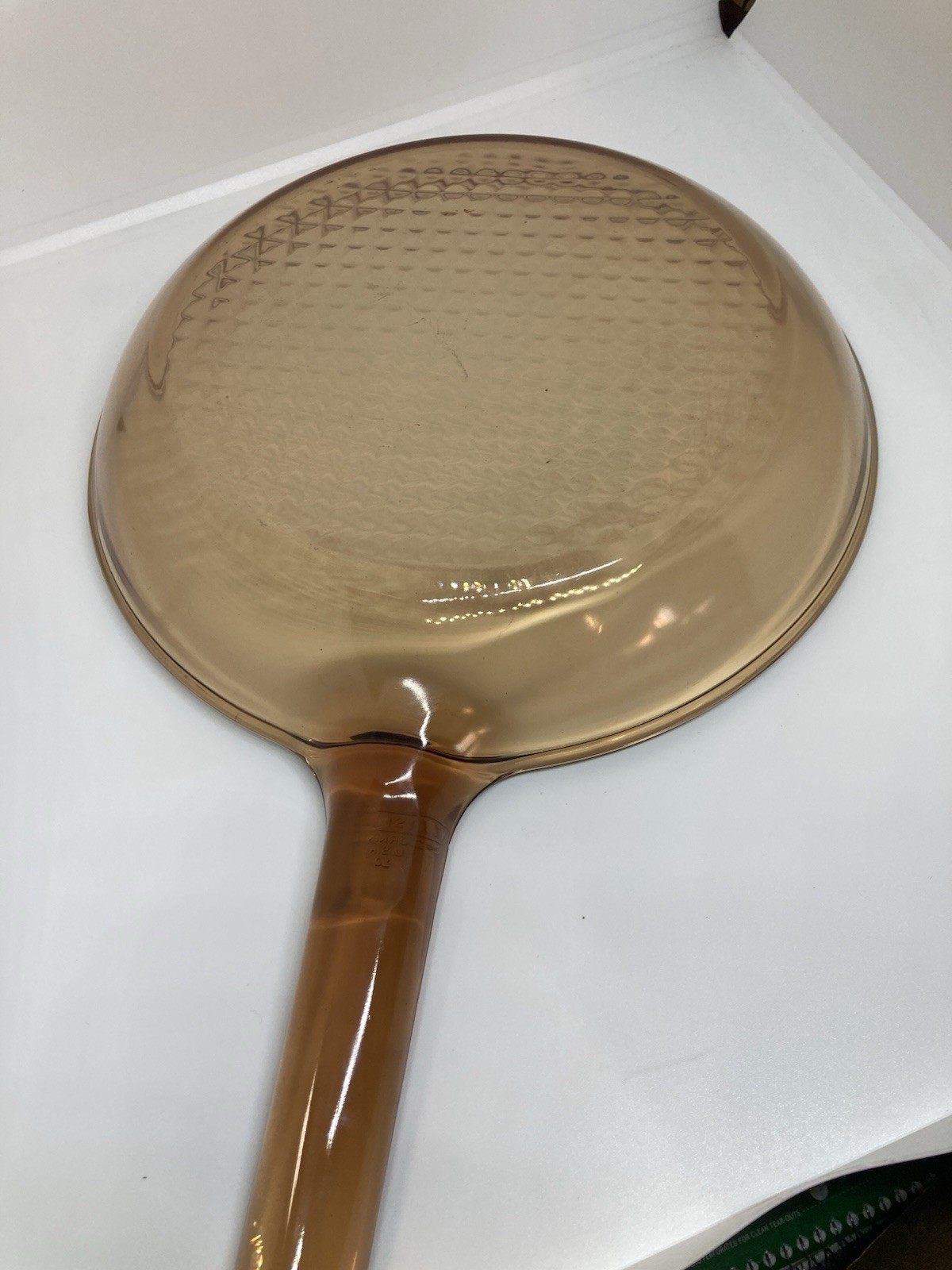 5 pc Lot Visions Cookware Corning Ware Amber Skillet w/ Lid Pot Microwave Bowl