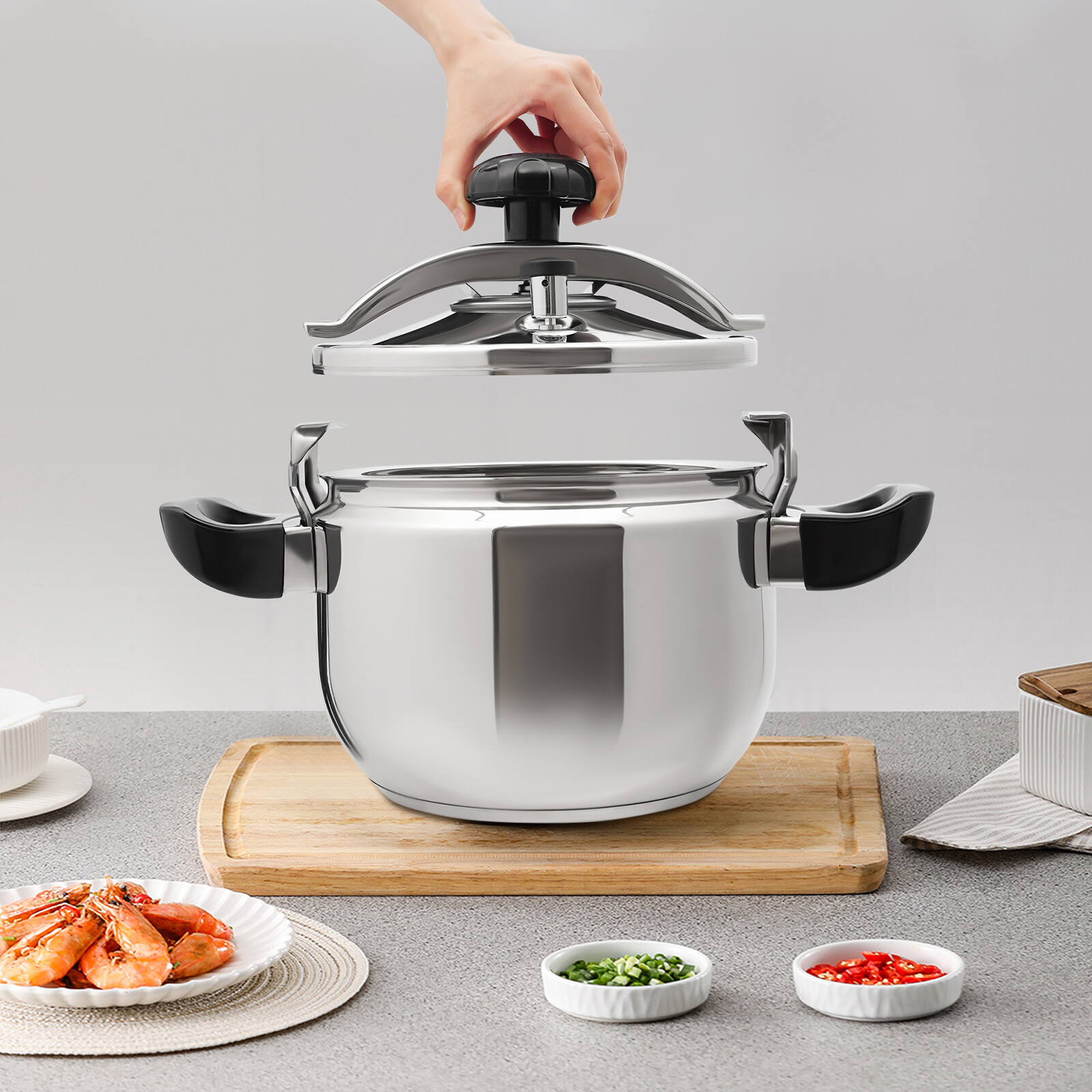 7.4 Qt 201 Stainless Steel Multi-cooker For Family & Commercial Kitchens