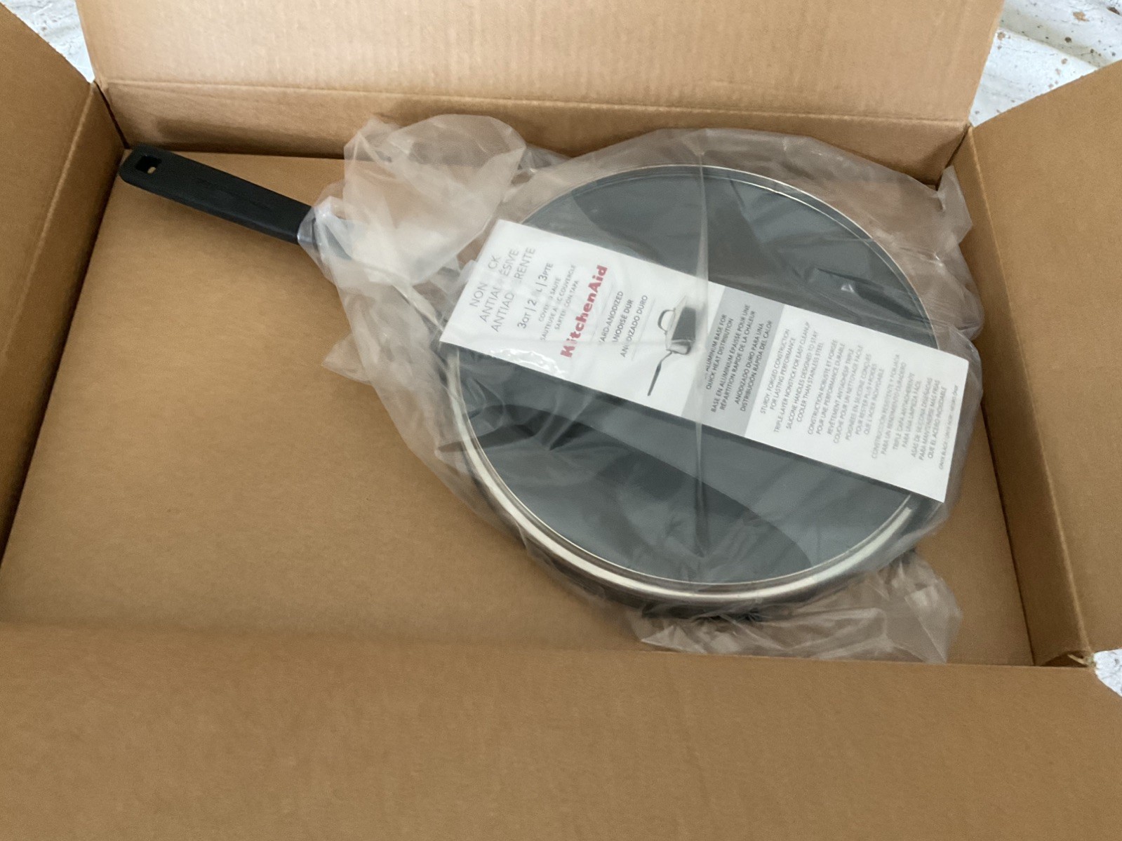 KitchenAid Hard Anodized 3qt Nonstick Saute Pan w/ Lid Onyx Black