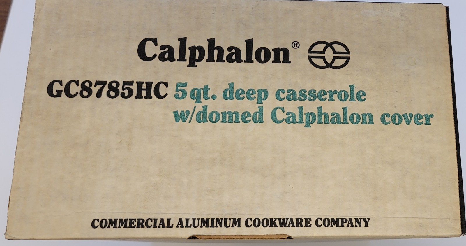 NEW Calphalon Commercial 5 Qt Dutch Oven Pot Aluminum w Dome Lid Deep Casserole