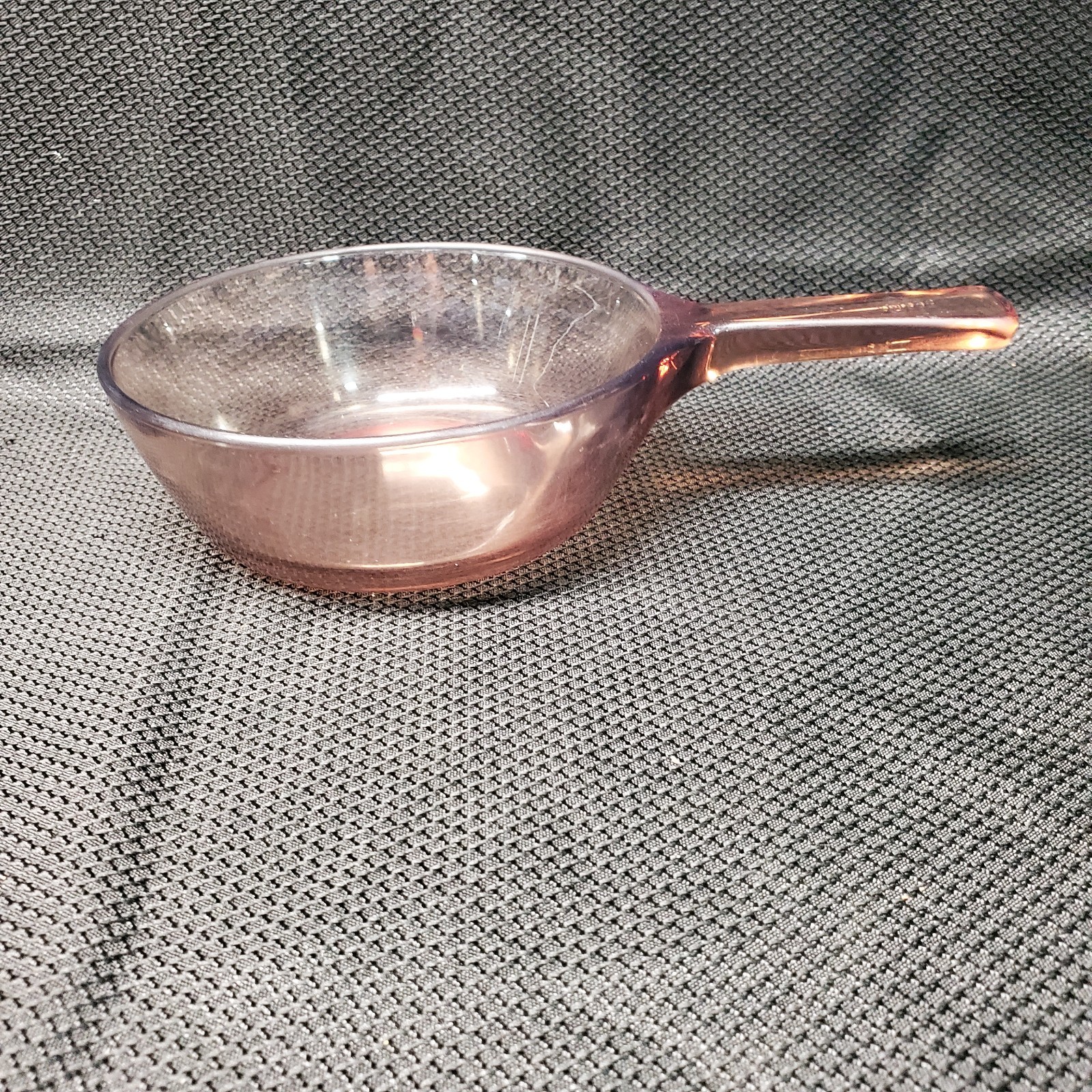 Vintage Vision Corning USA Ware Amber Brown .5 L Sauce Pan Pot No Lid