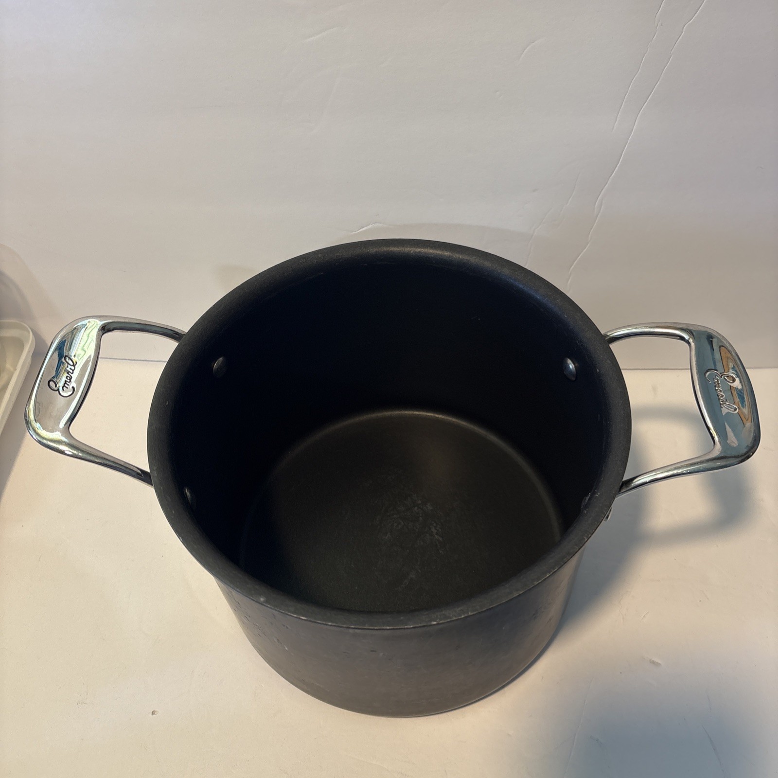 Emeril All Clad 6 Qt Anodized Stock Pot 9-3/8” X 6.25”