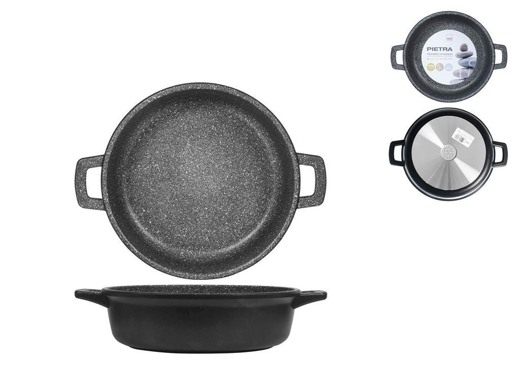 Pan H&h Non-Stick High 2 Handles IN Stone Diameter 9 3/8in