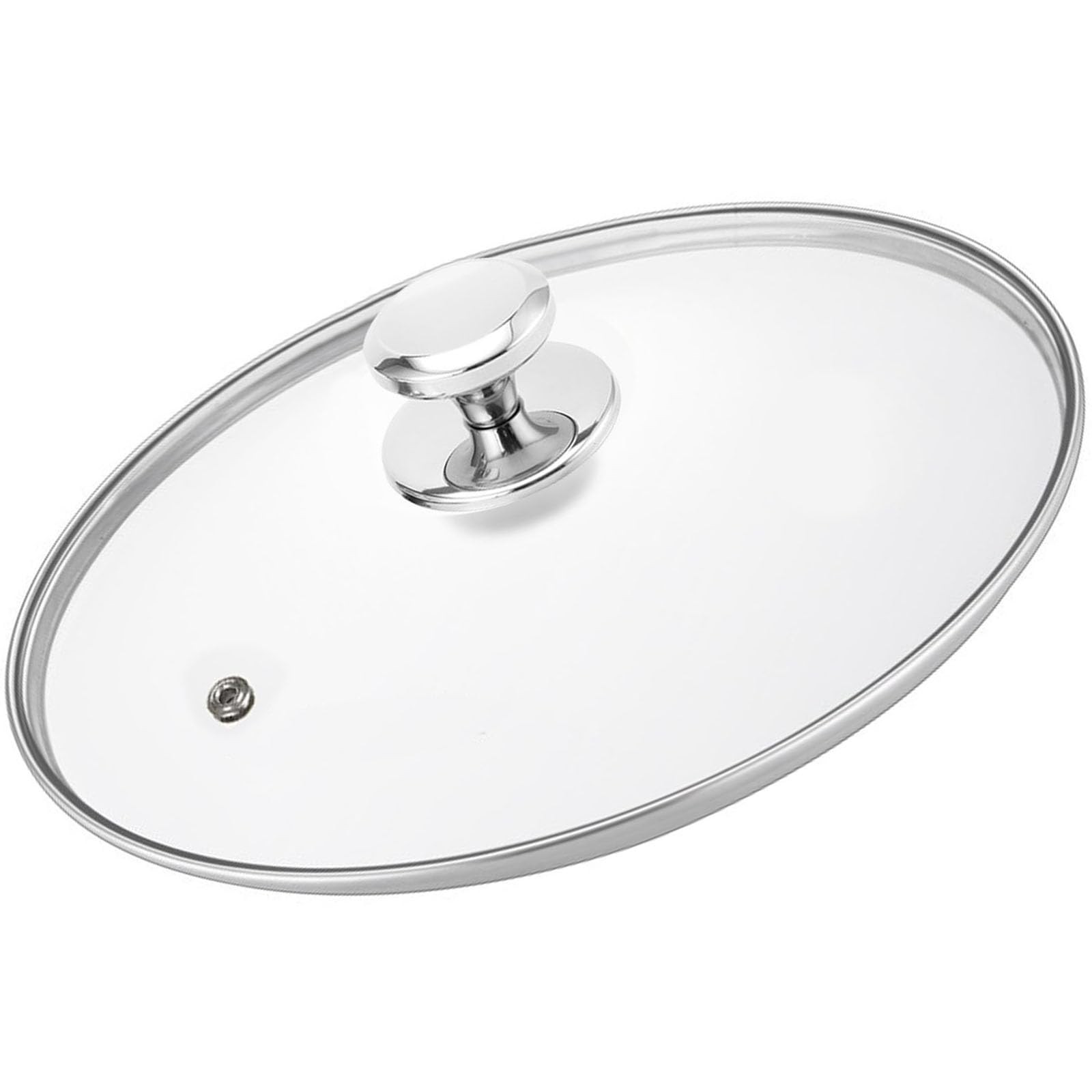 Cylvoorp Glass Lids, Replacement Tempered Clear Glass Lids with Steam Vent，Co…