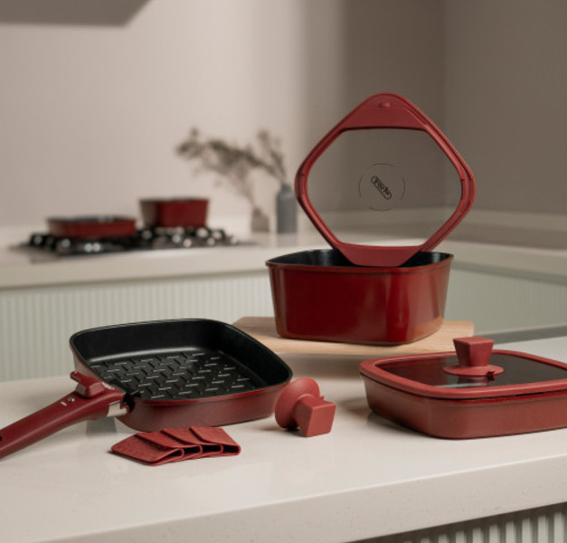 BOOHGLE Induction Pot Induction Pot Set of 7 – 3Color