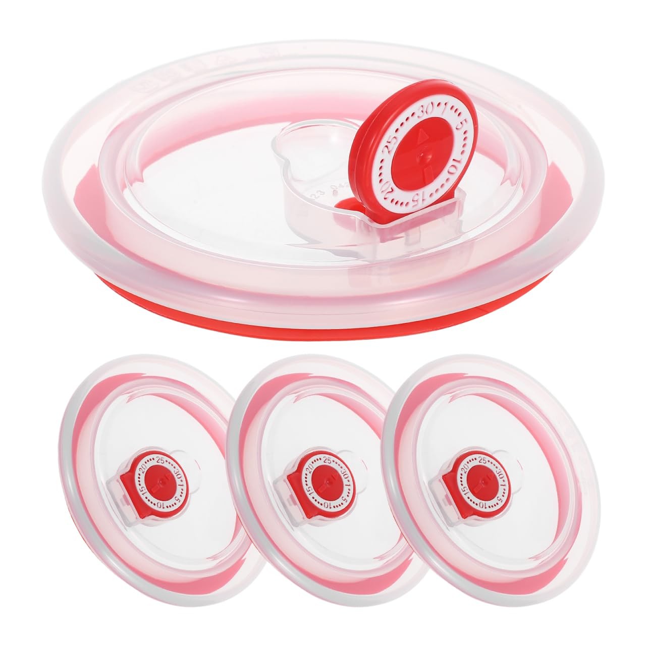 4.5in Silicone Bowl Covers Reusable Lids for Bowls Food Storage Airtight Leak…