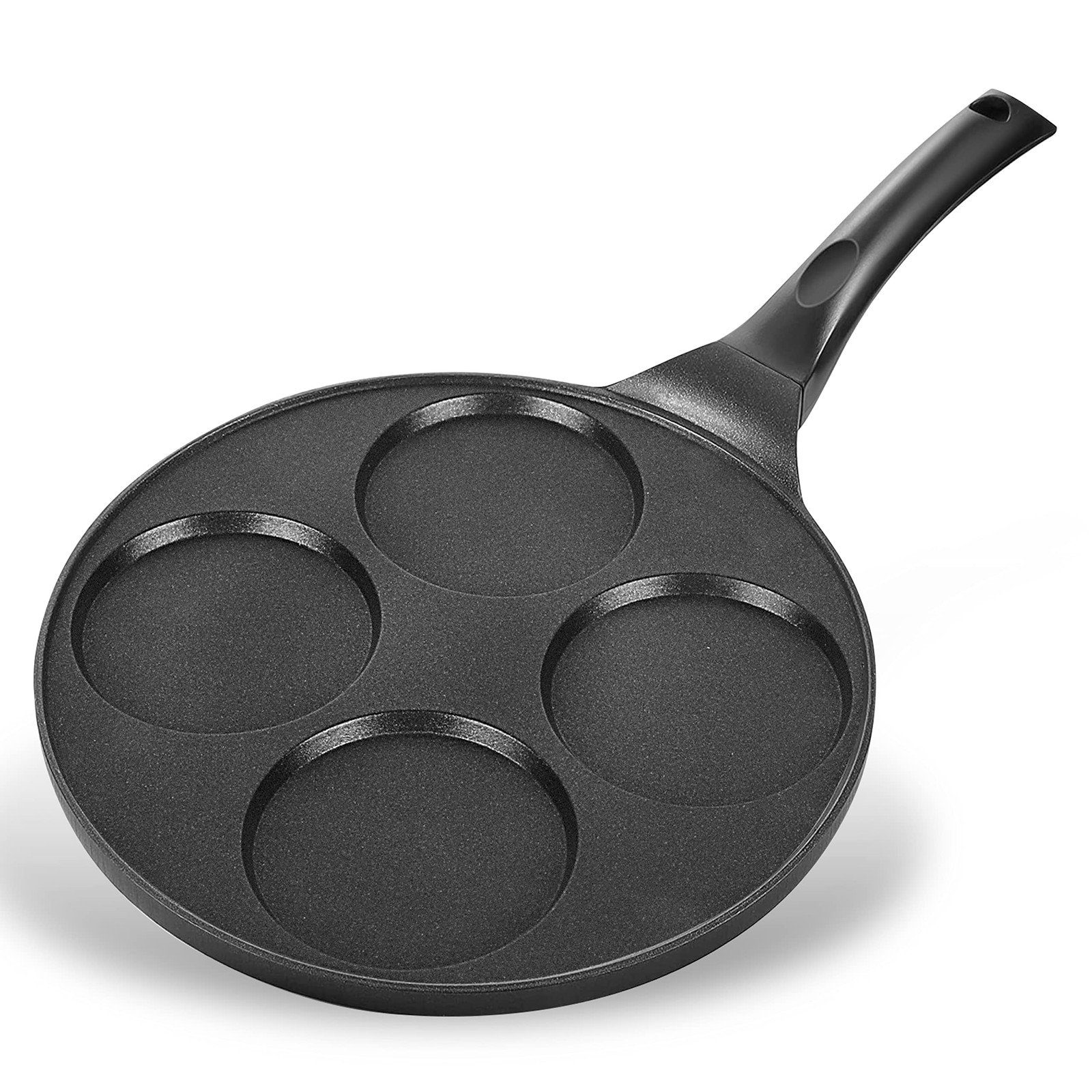 10.5 Inch 4 Cups Pancake Maker Pan Nonstick Griddle PFOA Free Coating Mini