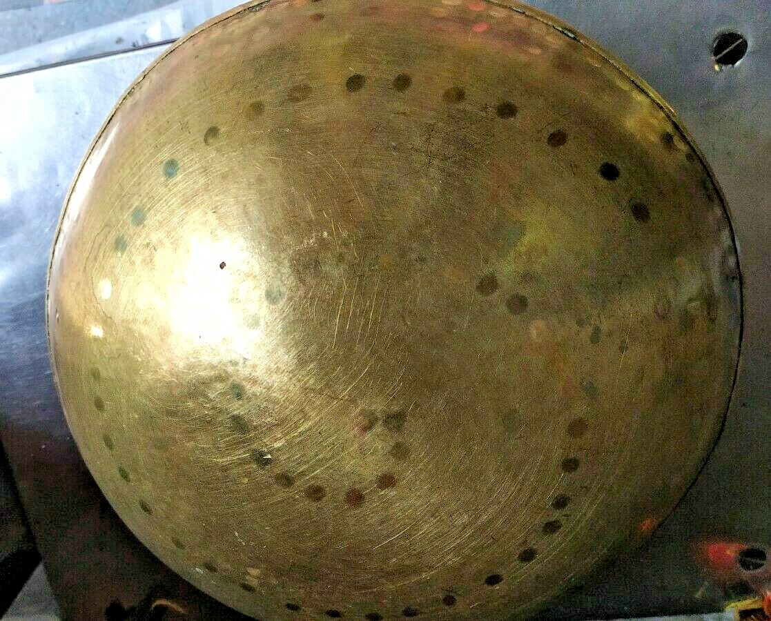 Brass Cooking Handi Tope Pot Peetal Degchi 5 Lt For Chicken Biryan Meat Pot.