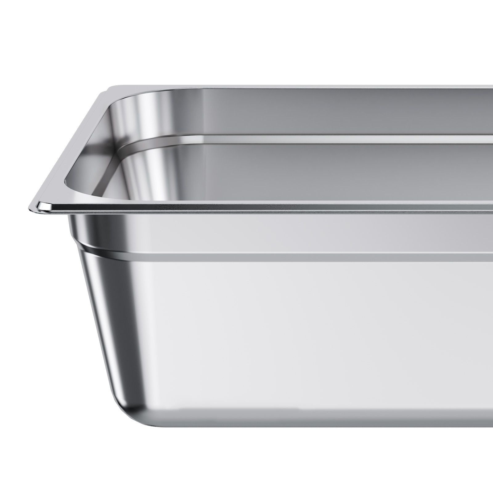 6in Deep Stainless Steam Pan 82 Qt Anti-Jam for Buffet