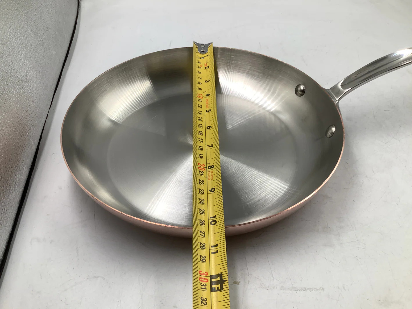 Mauviel M’150 S Copper Frying Pan With Cast Stainless Steel Handle, 10.2 In.