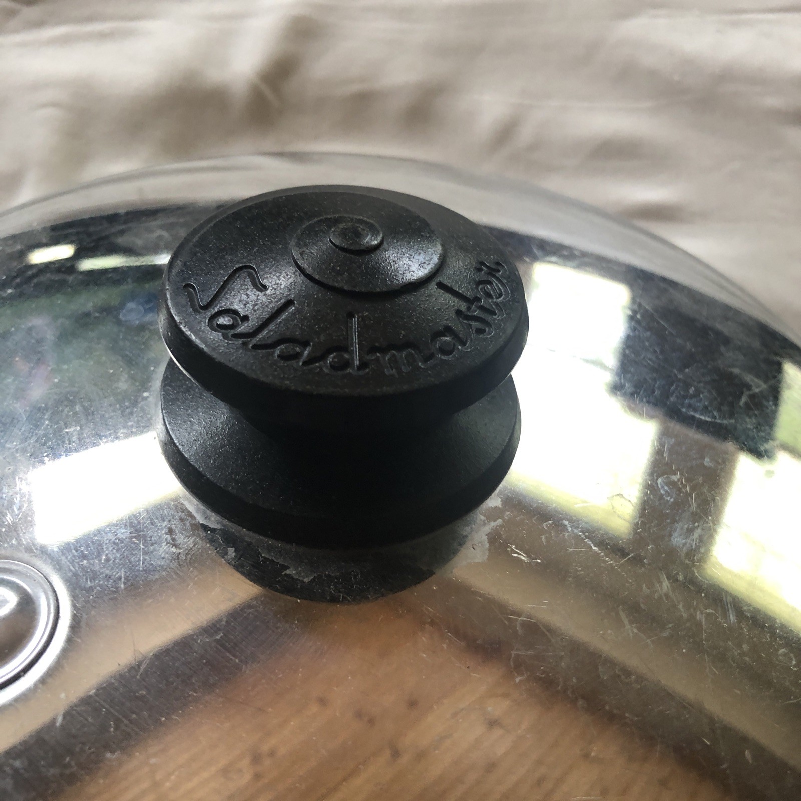 Saladmaster Stainless Steel 7 5/8″ Vapo Vent Lid Only
