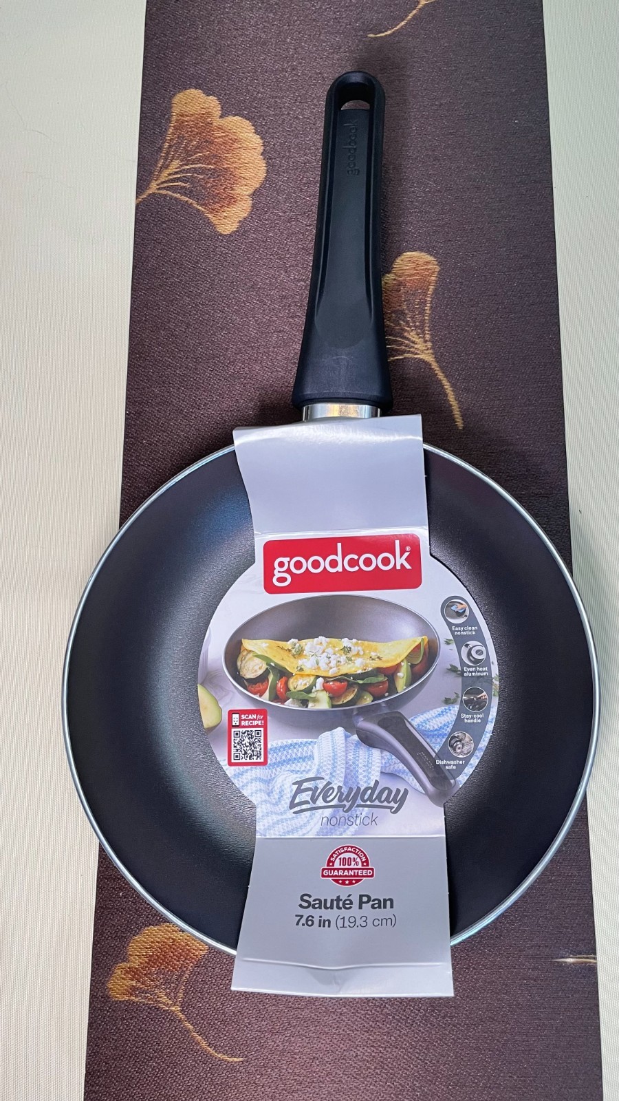 Goodcook Everyday Black 7.6 Inch Nonstick Fry Sauté Pan/ Skillet