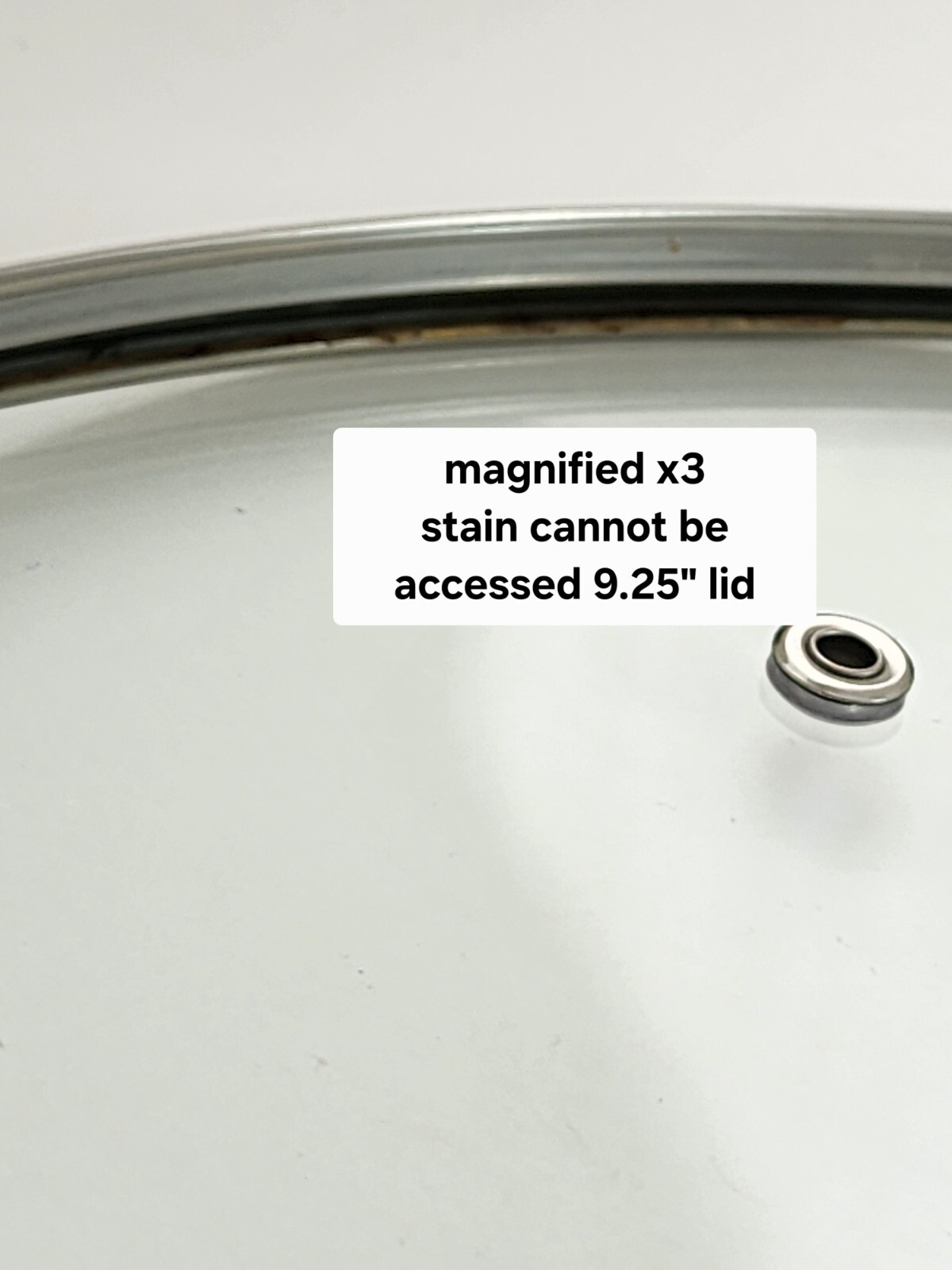 Gotham Steel Replacement Lid 9.25″ 7″ 6″ Tempered Glass Stainless Steel Set 3