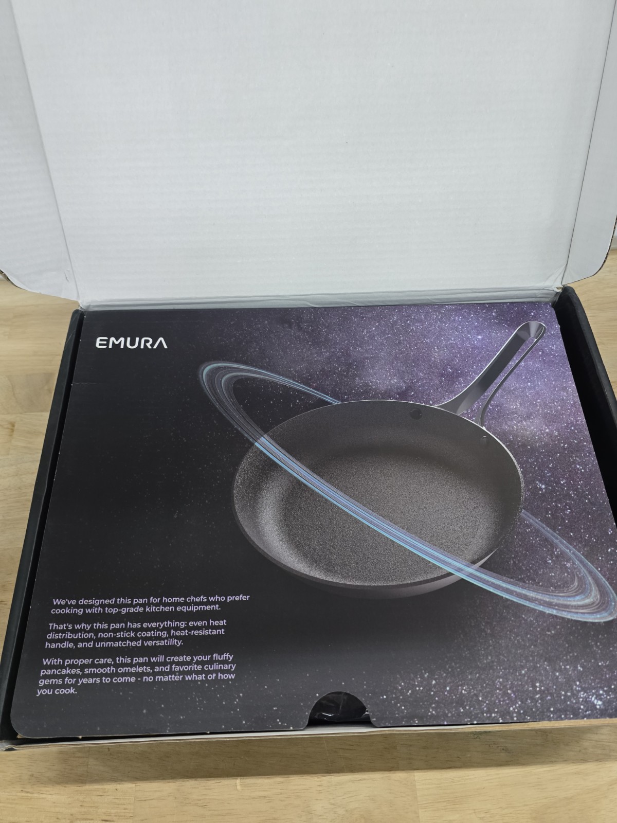 Emura 10″ Non-Stick Frying Pan Scratch Resistant Skillet Induction/Oven Safe-New