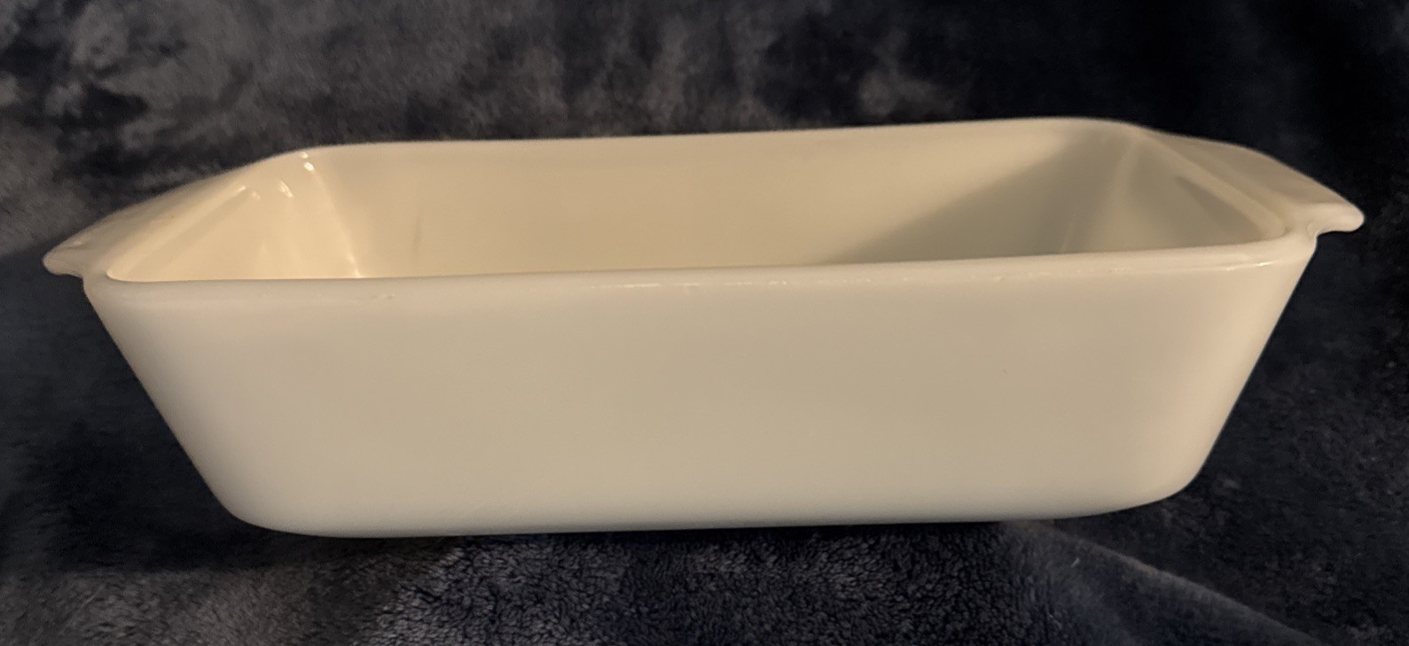 Vintage #441 Anchor Hocking White Milk Glass 1 Quart Oblong Casserole Dish