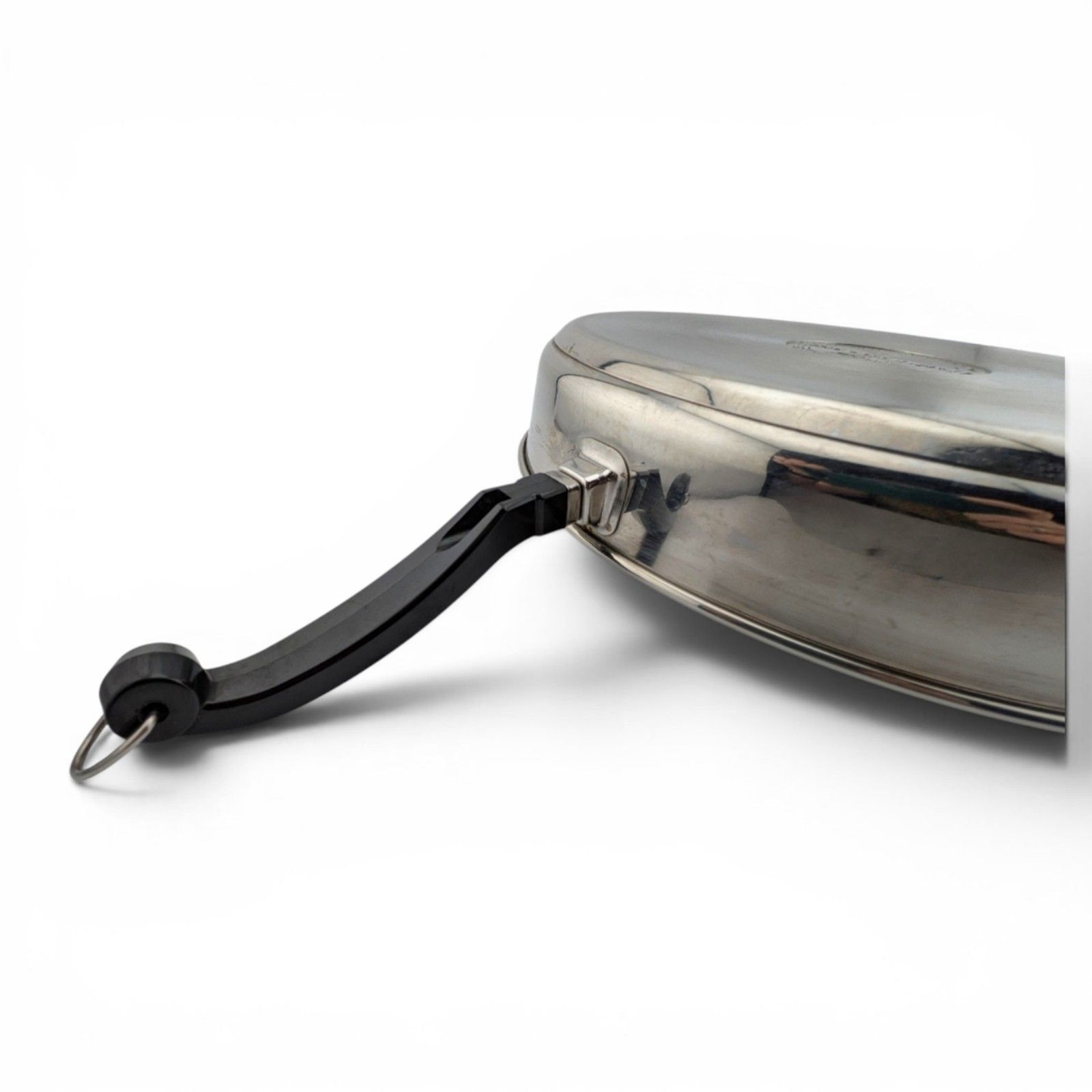 Farberware 12″ 18/10 Stainless Steel Covered Deep Skillet Saute Pan w/Lid